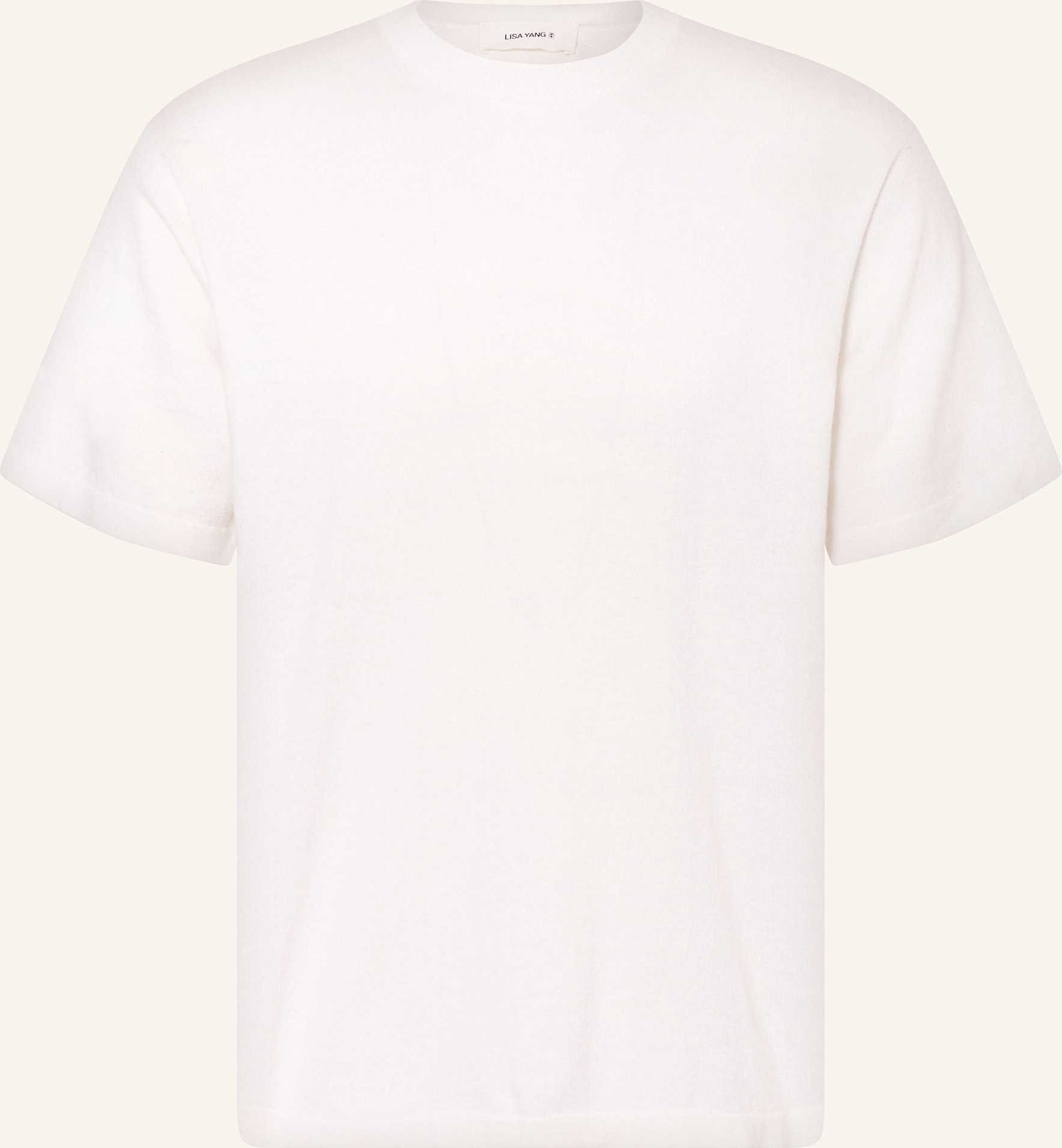 Lisa Yang Strickshirt Bradley Mit Cashmere weiss