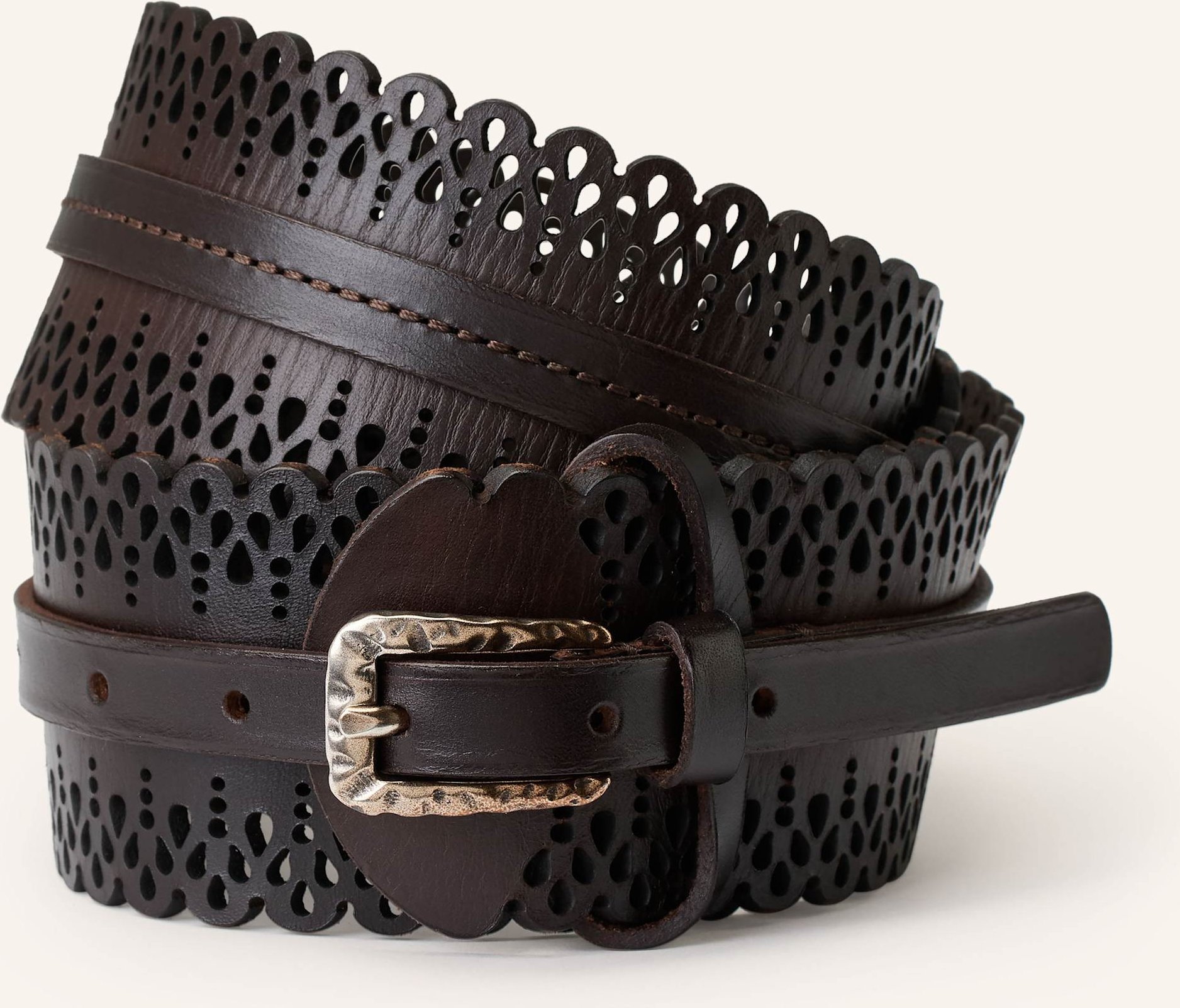 Reptile's House Ledergürtel Venus braun