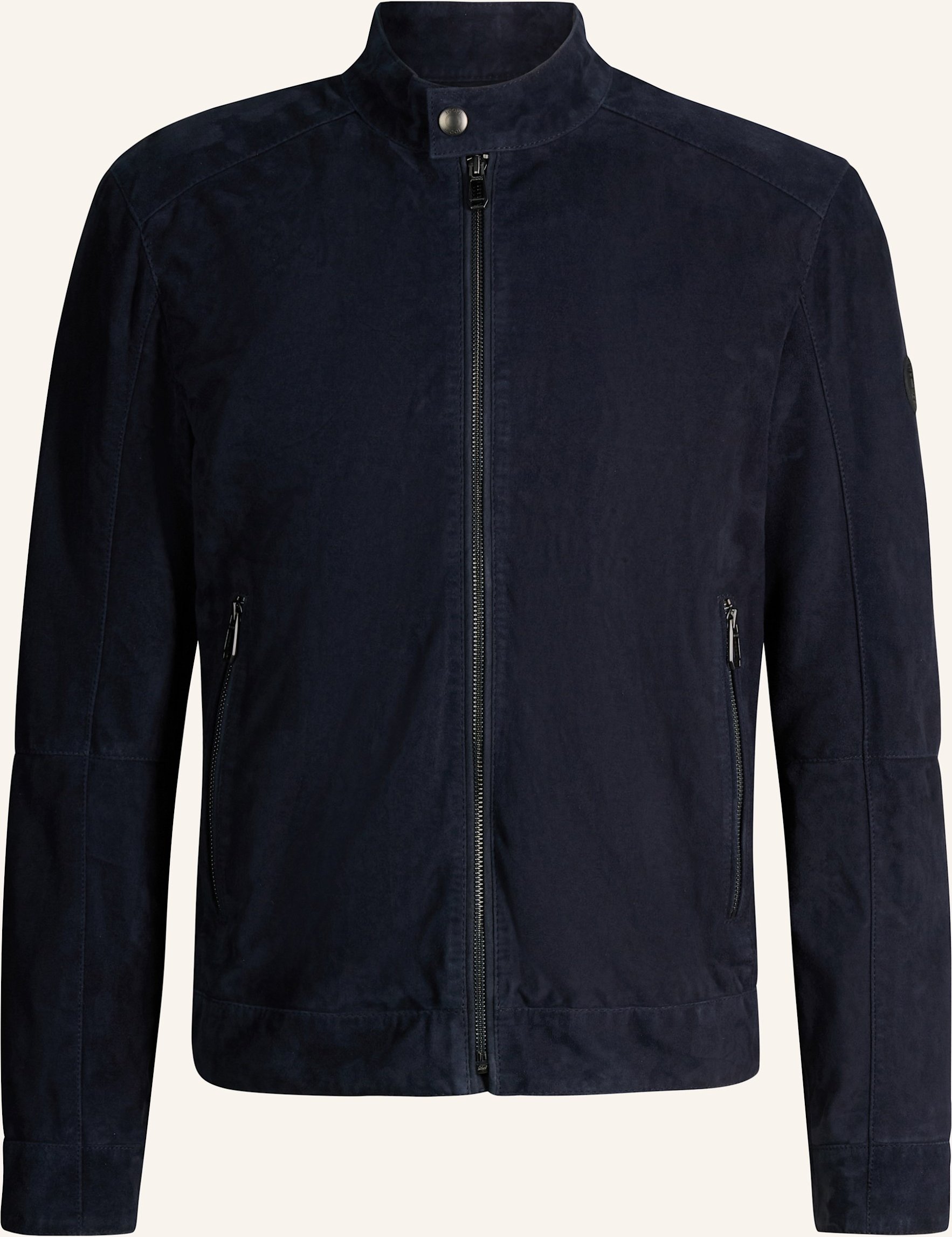 Joop! Lederjacke blau
