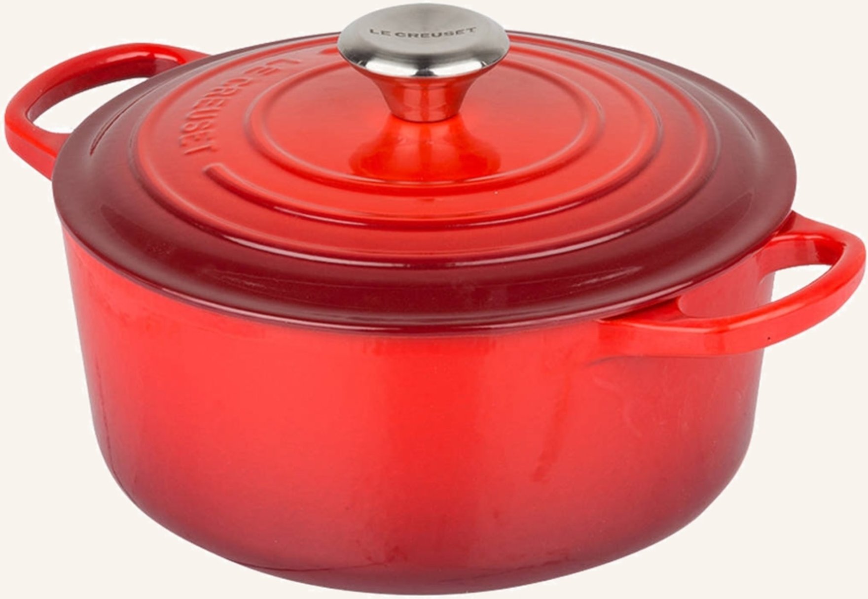 Le Creuset Bräter Signature rot