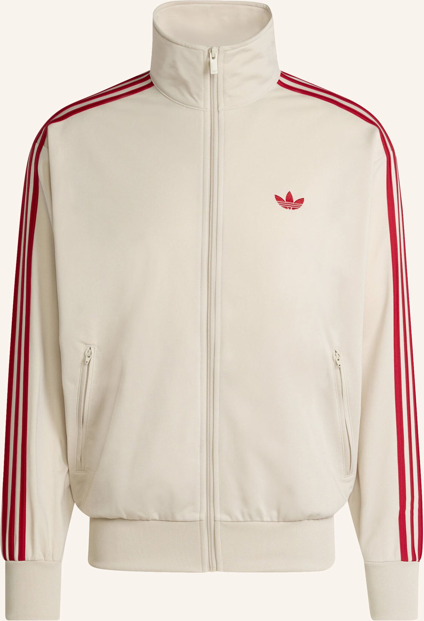 Adidas Originals Sweatjacke Firebird Mit Galonstreifen beige