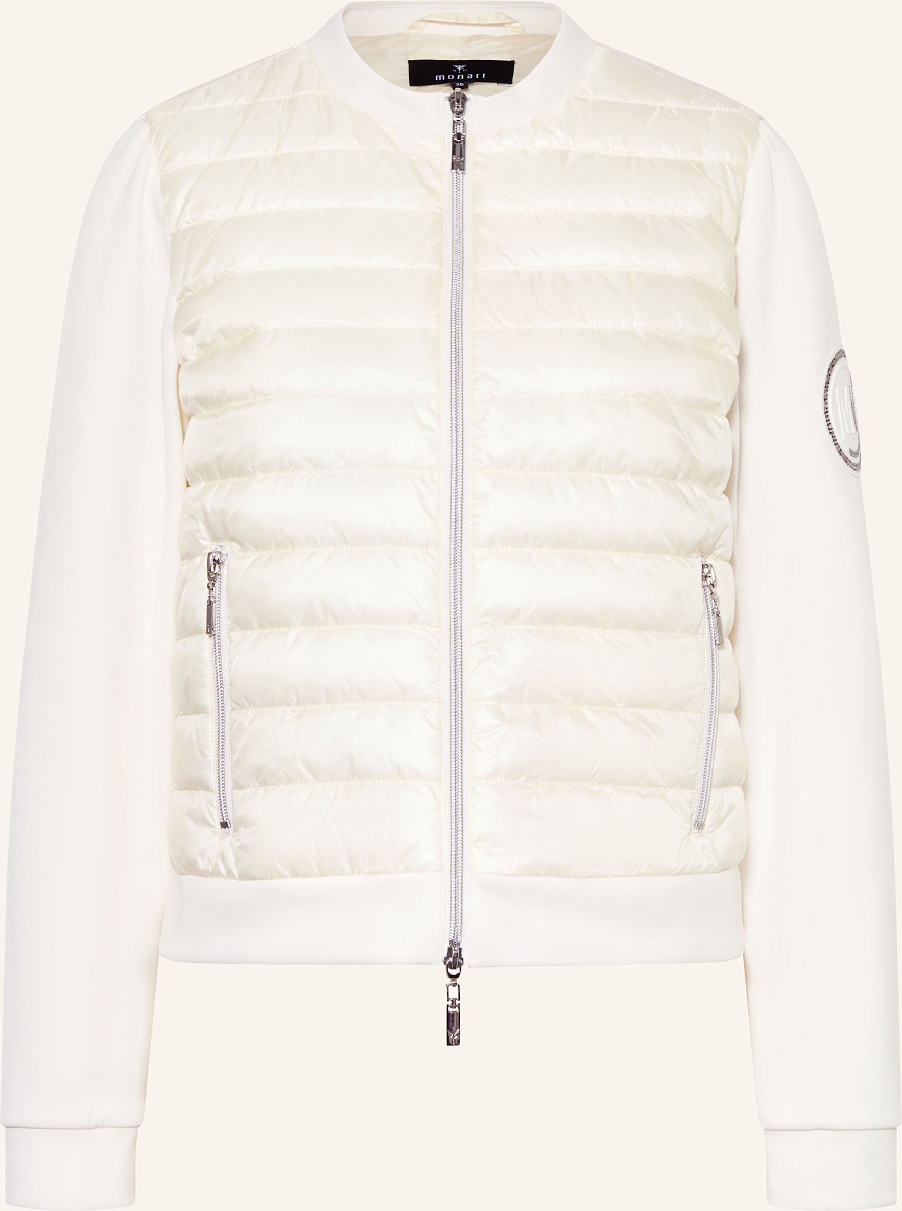 Monari Steppjacke Im Materialmix beige