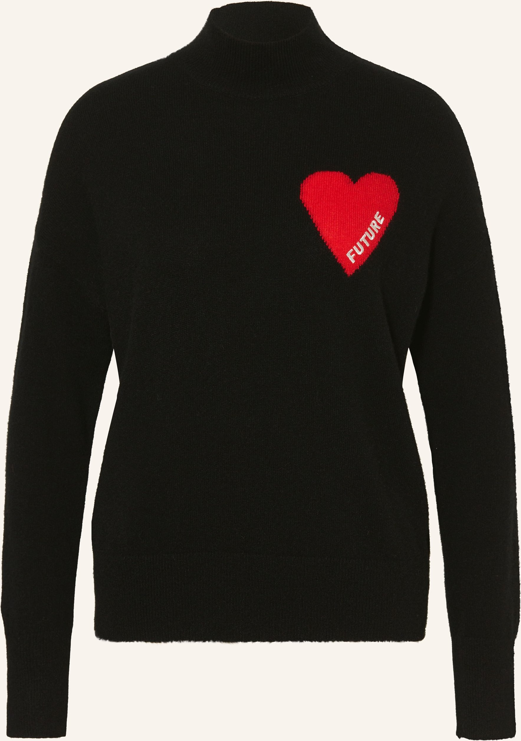 From Future Cashmere-Pullover schwarz