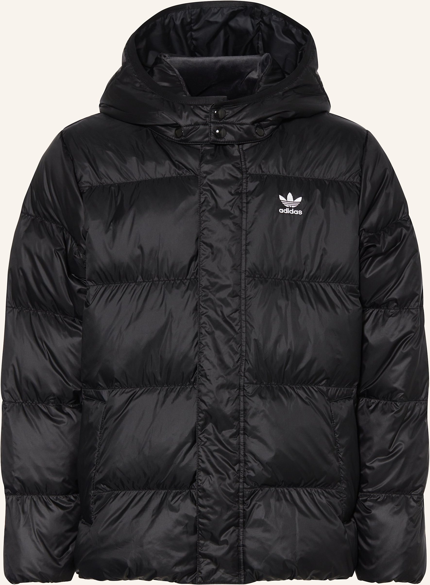 Adidas Originals Daunenjacke Elo Mit Abnehmbarer Kapuze schwarz