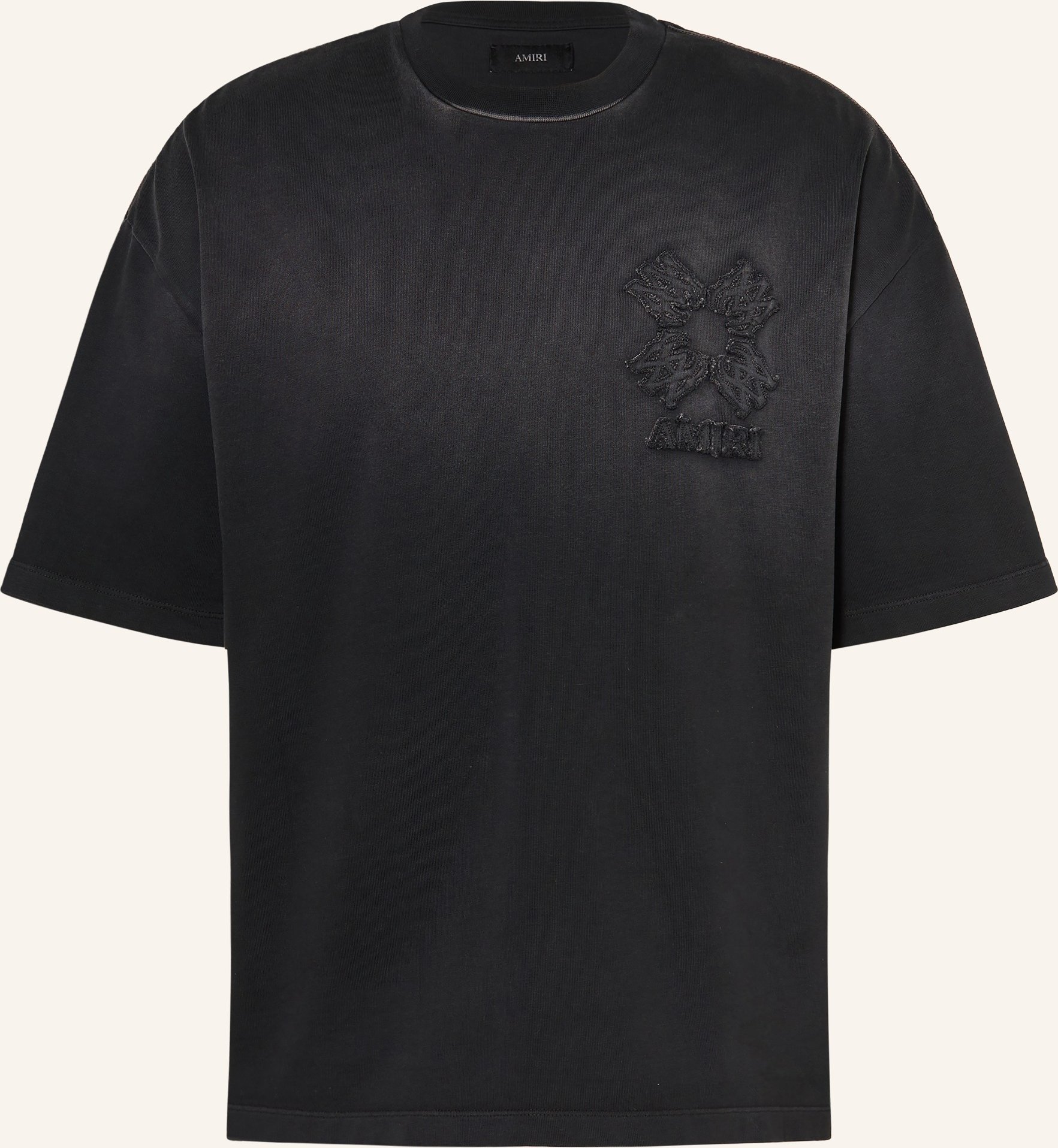 Amiri Oversized-Shirt schwarz