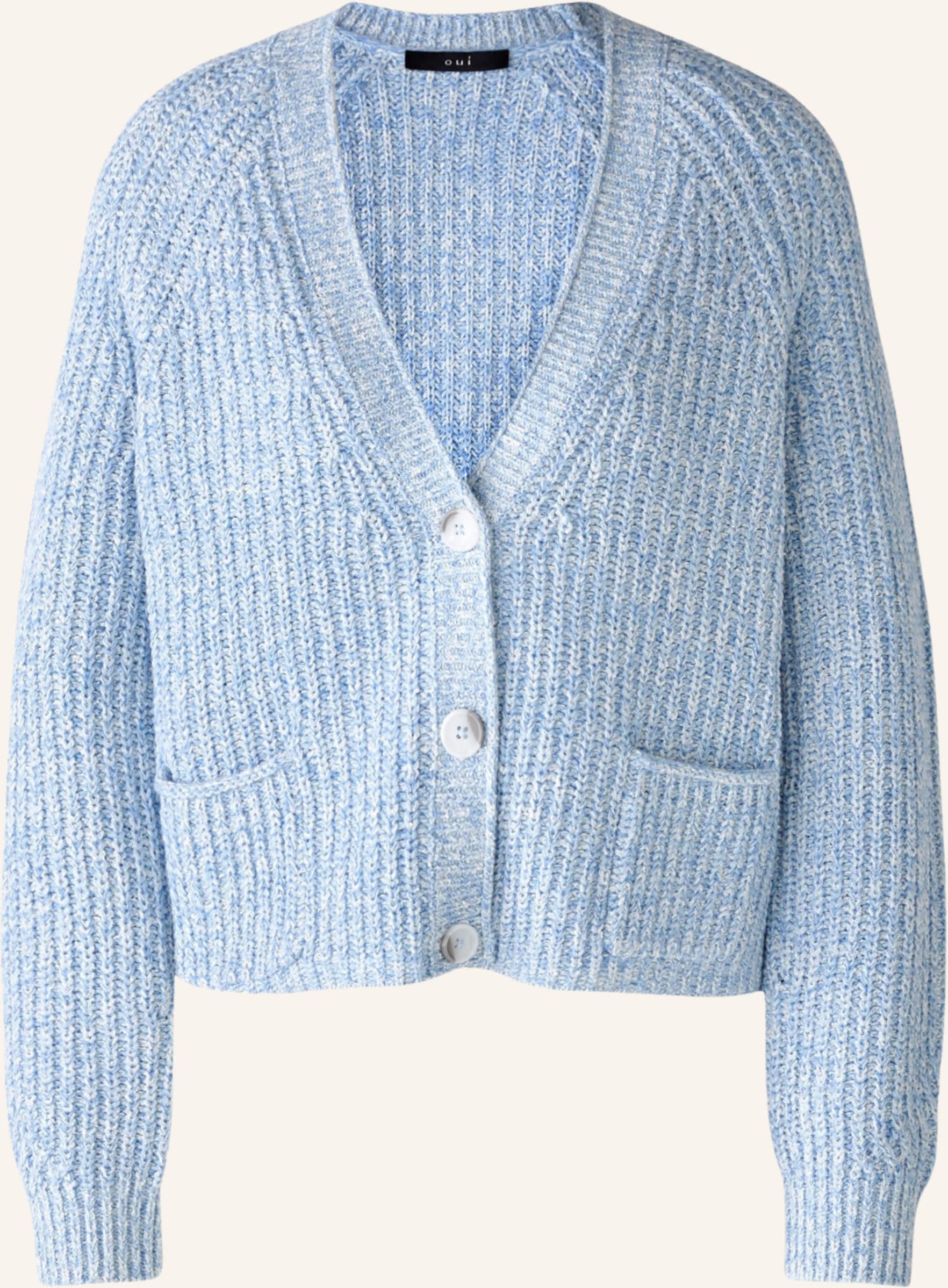Oui Strickjacke Lafonya blau