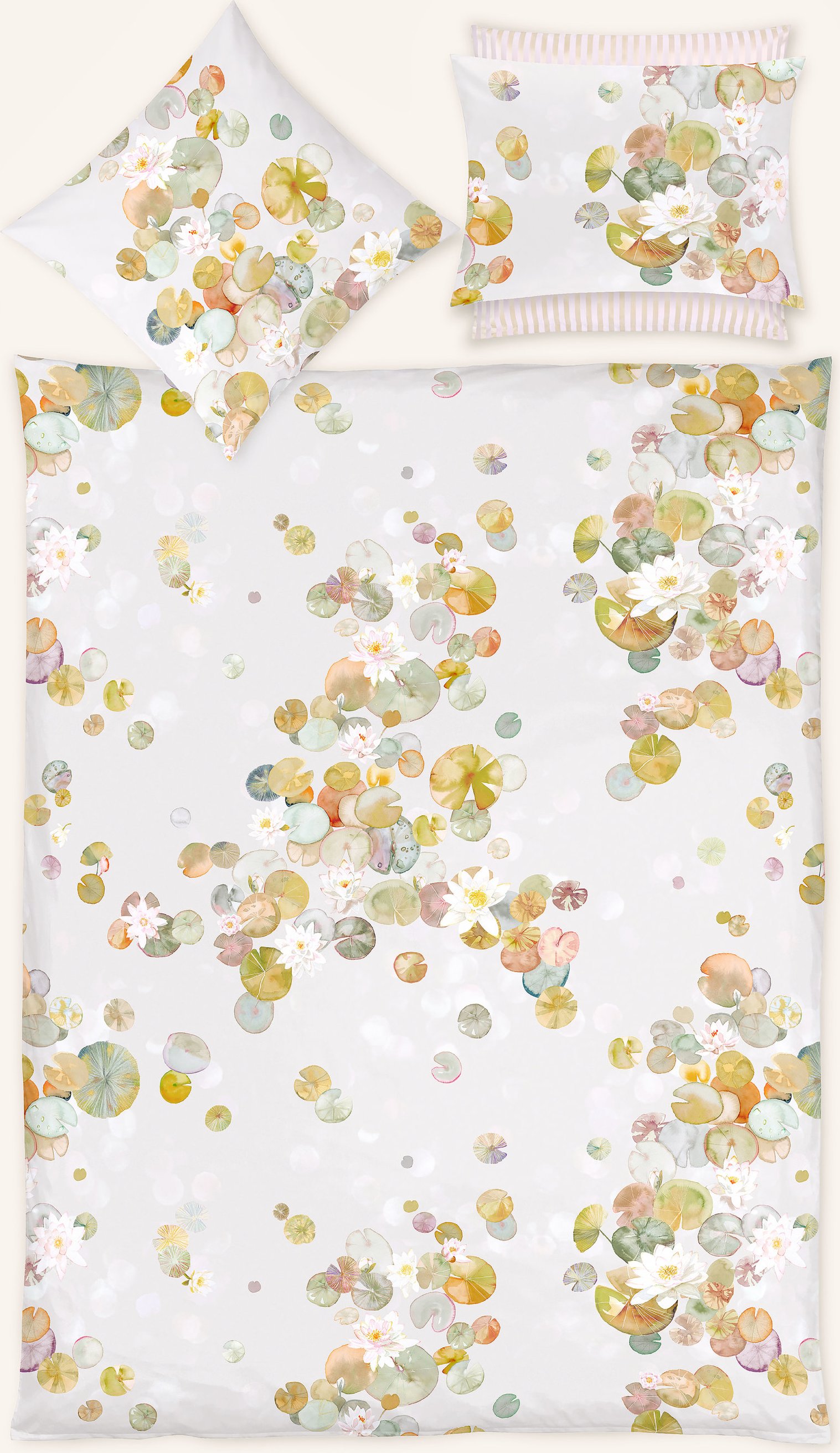 Christian Fischbacher Bettwäsche Ninfea beige