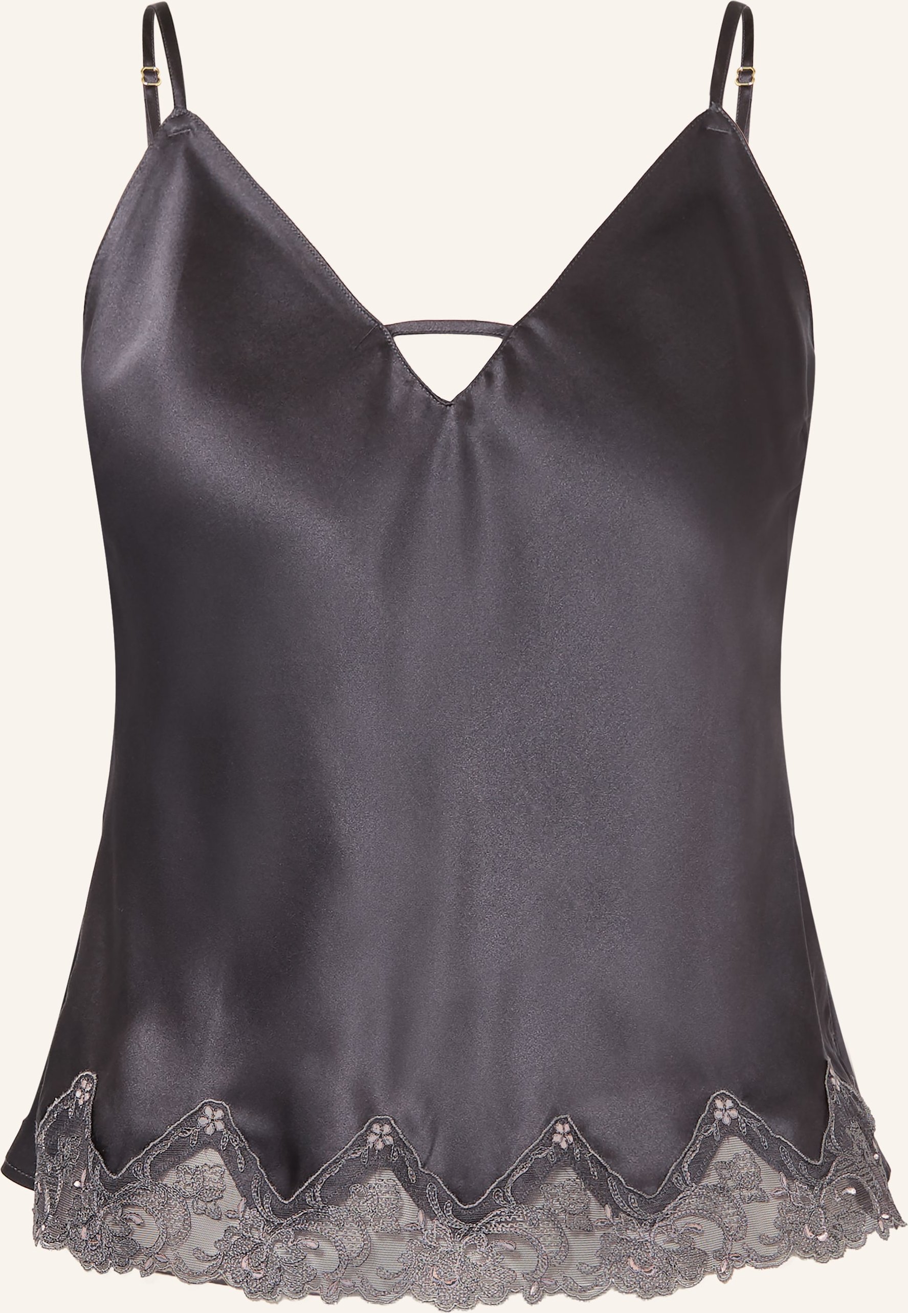 Chantelle Schlaftop Cabaret Sauvage Mit Spitze grau
