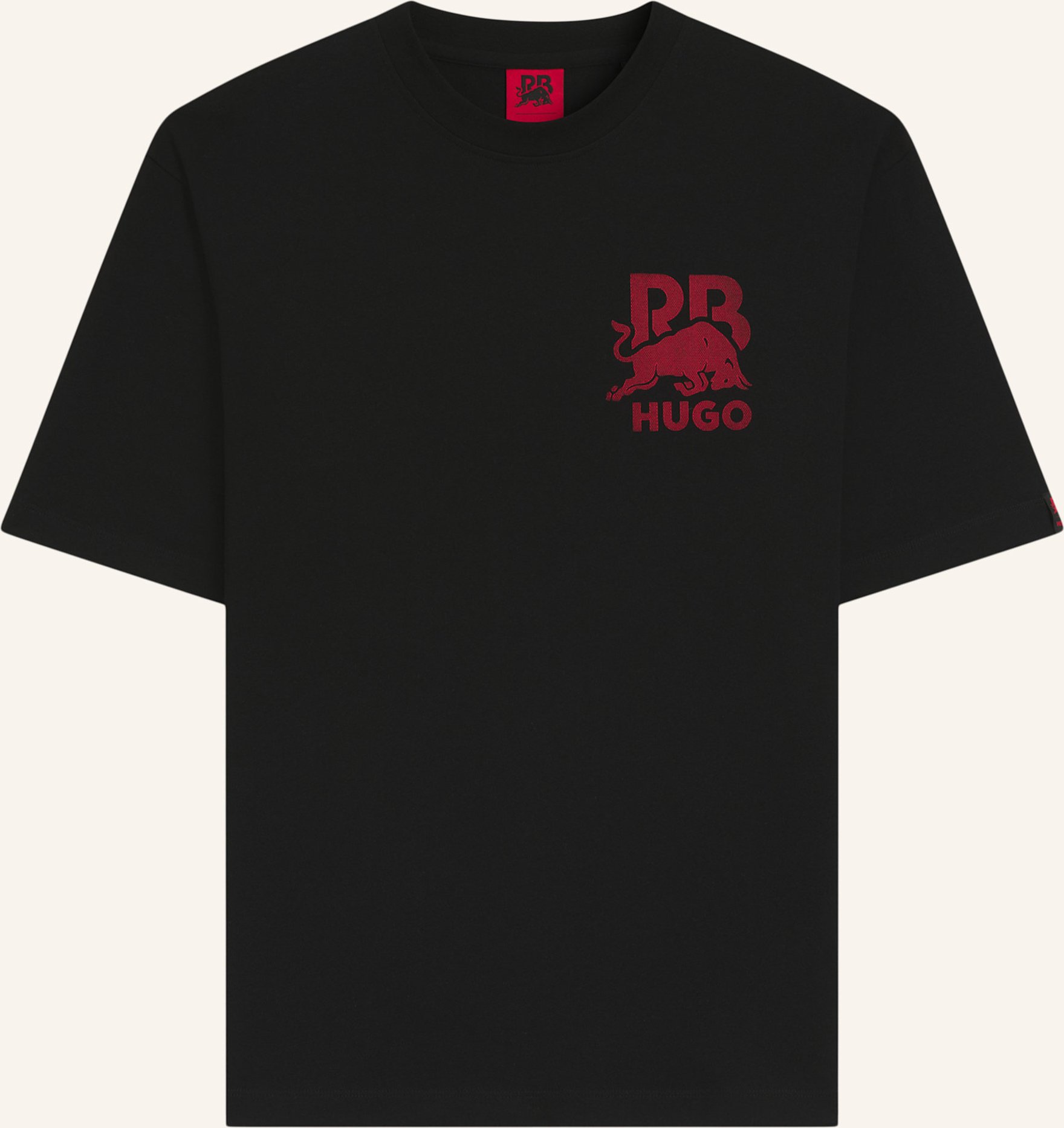 Hugo T-Shirt Delel_Rb Relaxed Fit schwarz