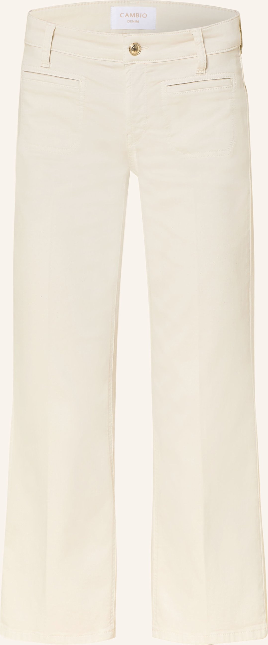 Cambio Cropped Jeans Tess beige