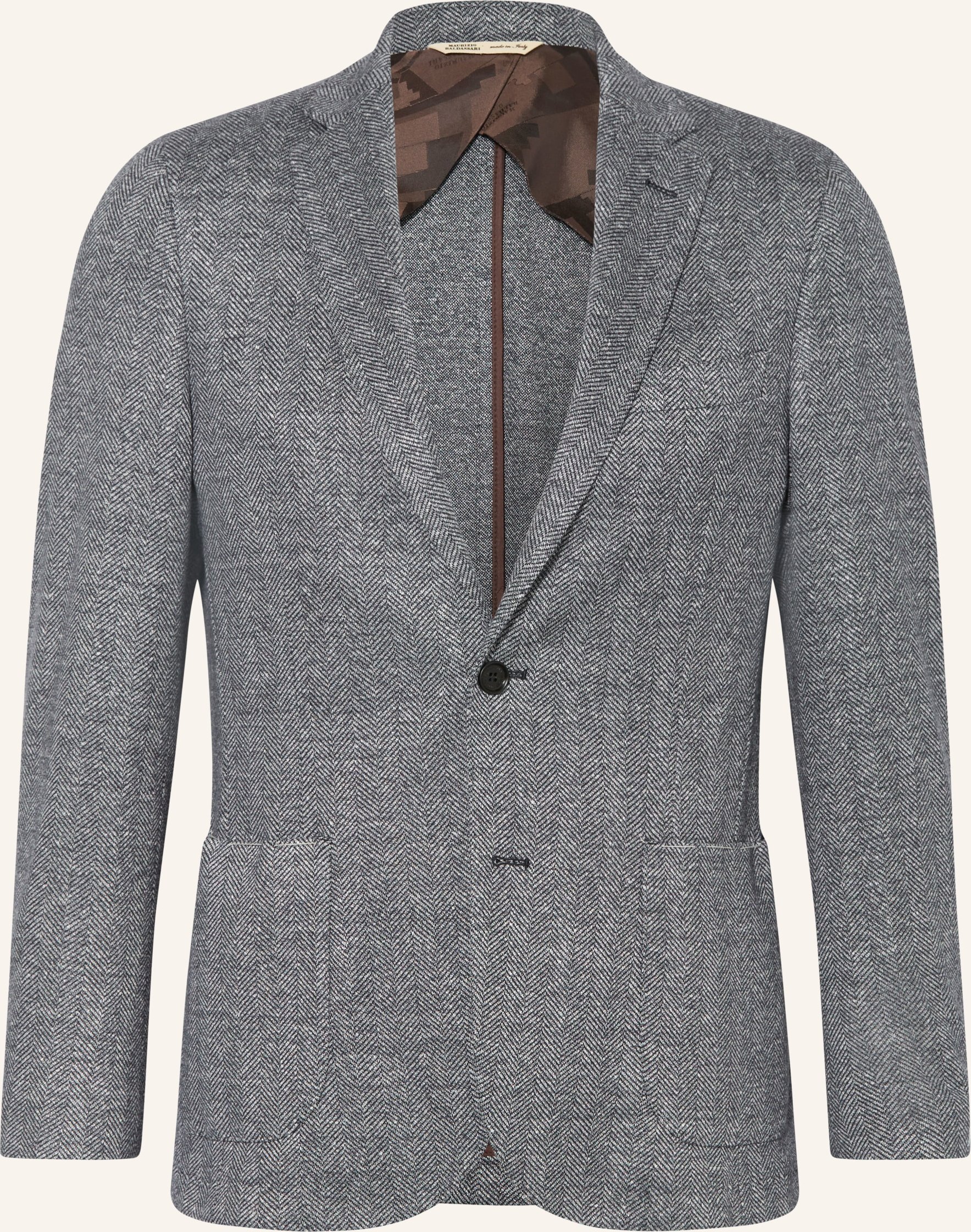 Maurizio Baldassari Jerseysakko Regular Fit blau