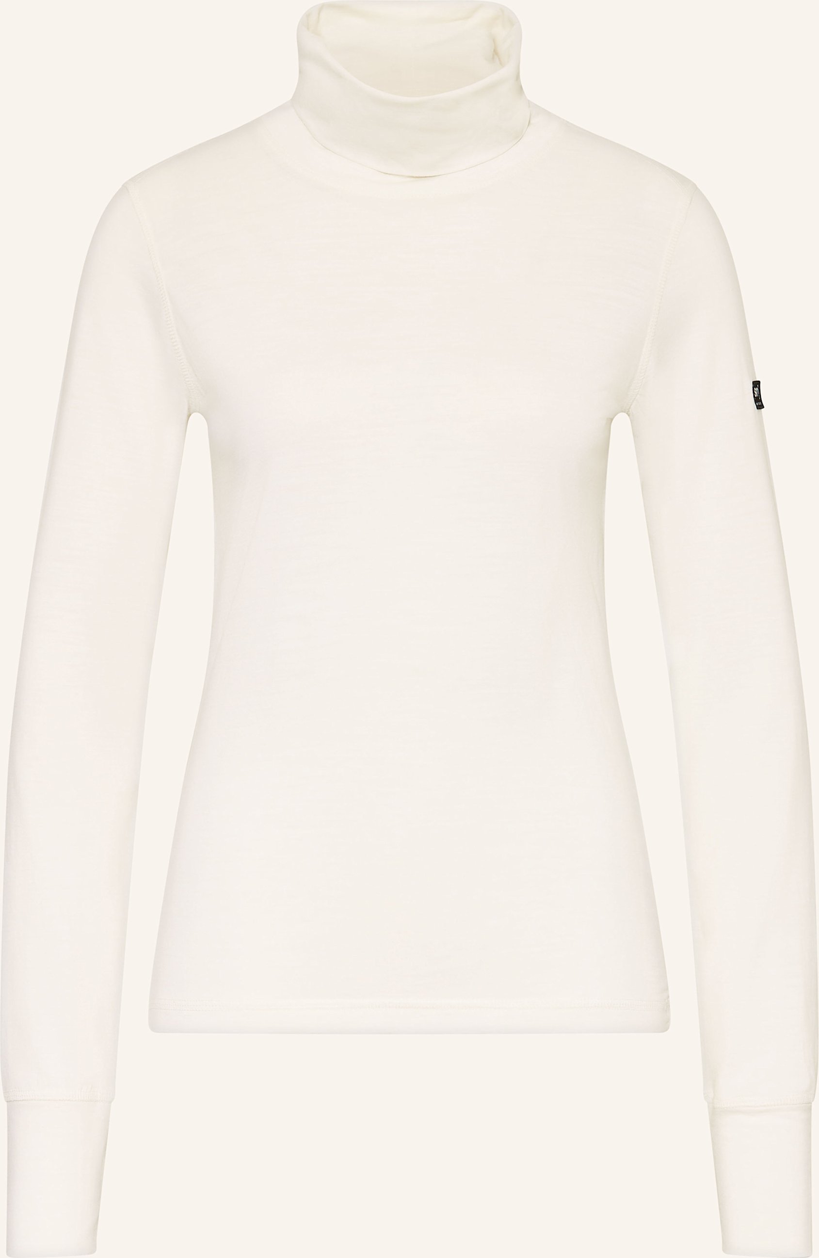 Super.Natural Pullover Skiing Roll Neck Mit Merinowolle weiss