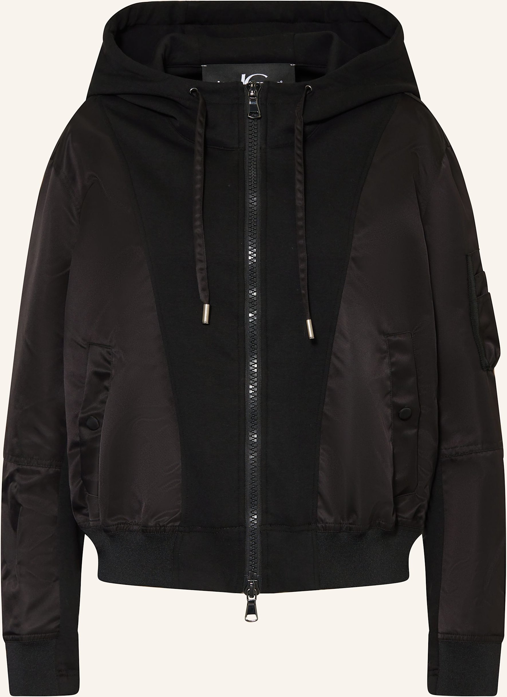 Luisa Cerano Blouson Im Materialmix schwarz