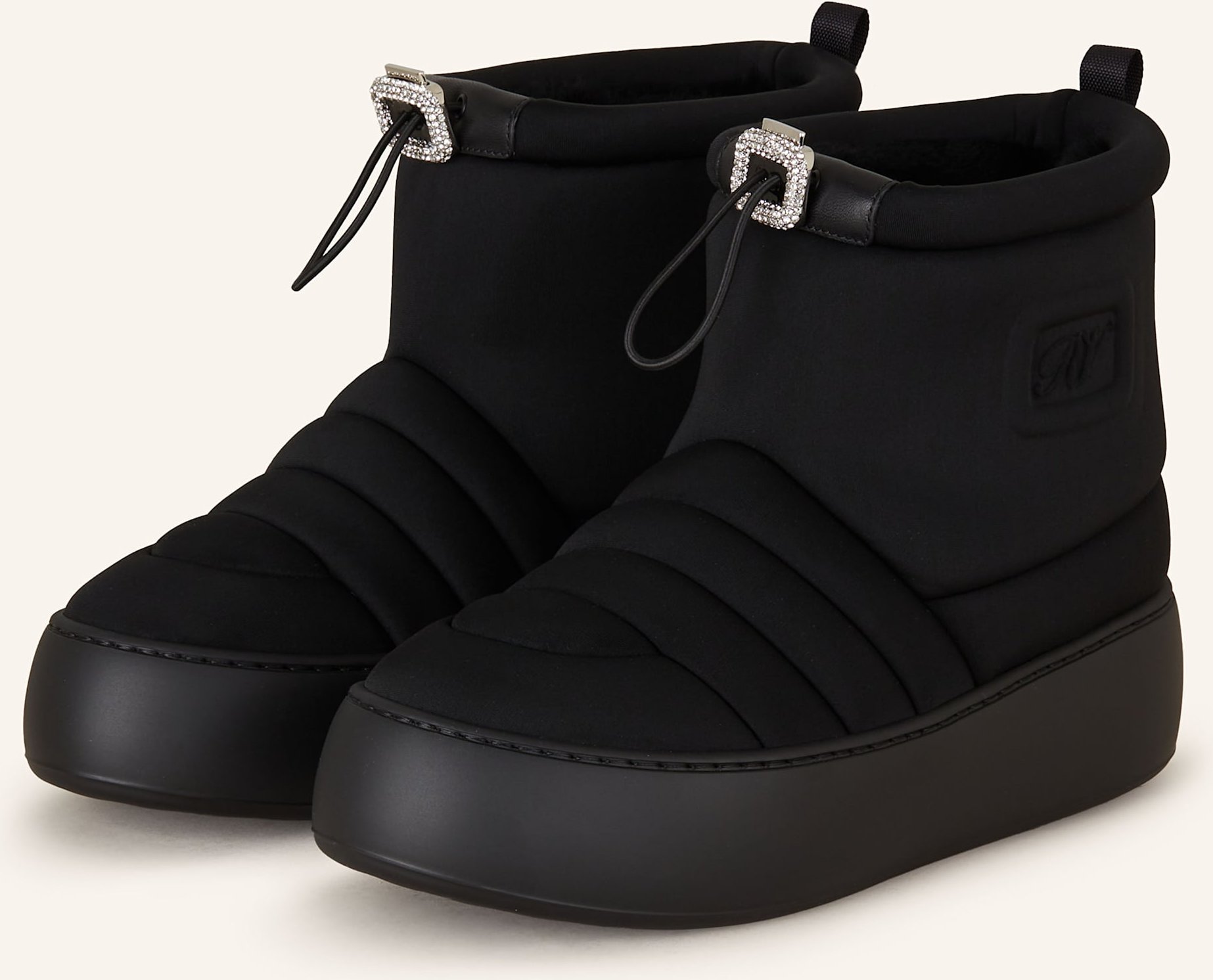 Thumbnail - Roger Vivier Boots Viv Mit Schmucksteinen schwarz