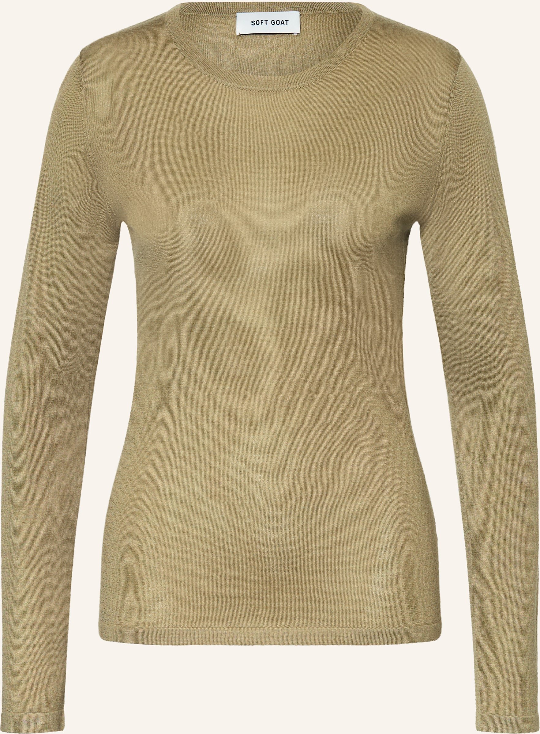 Soft Goat Pullover Aus Seide Mit Cashmere gruen