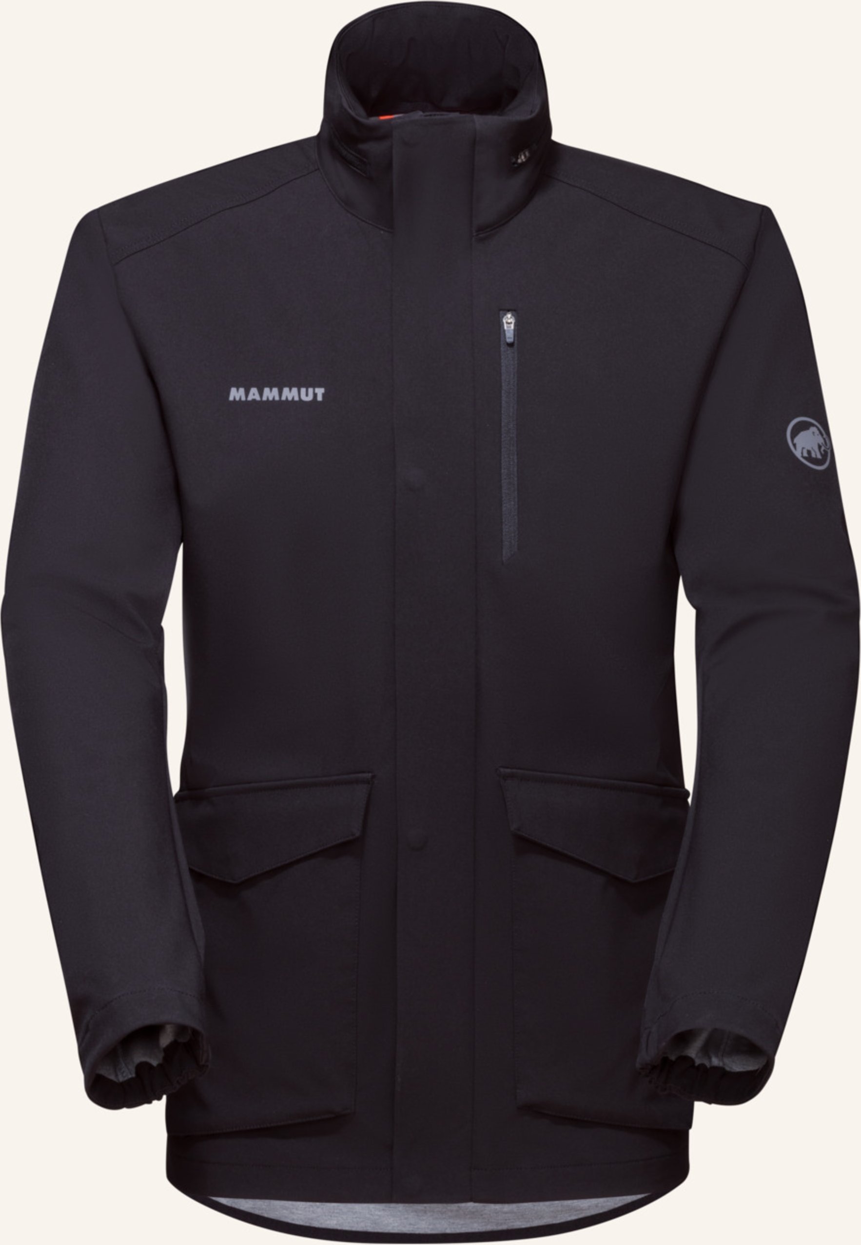 Mammut Softshelljacke Seon Mit Kapuze schwarz