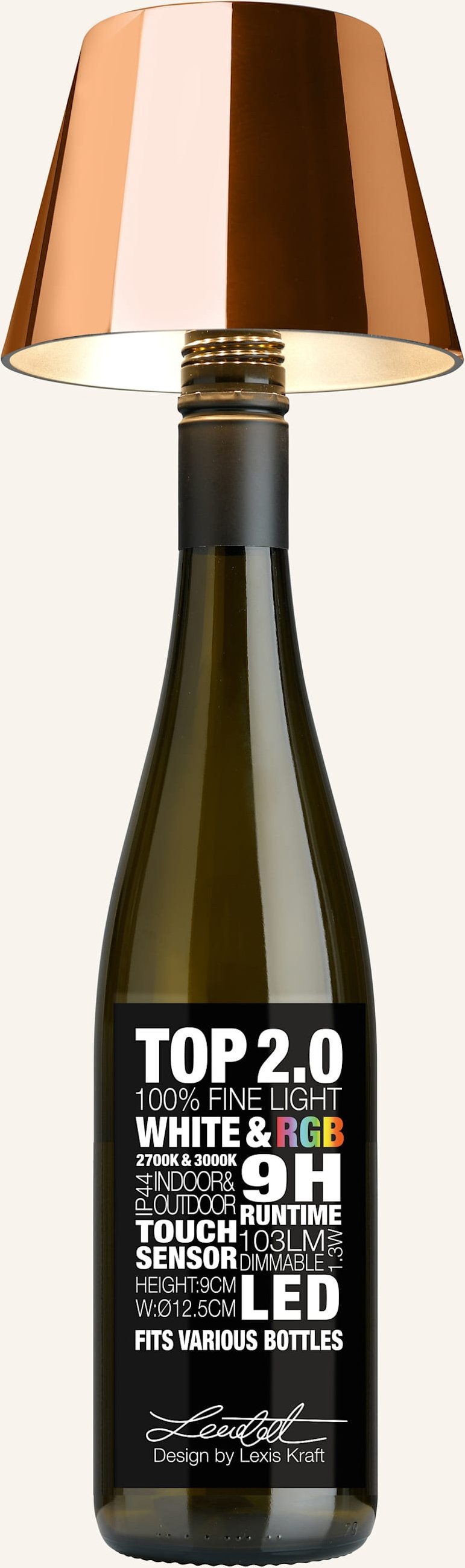 Sompex Leuchte top2.0 braun