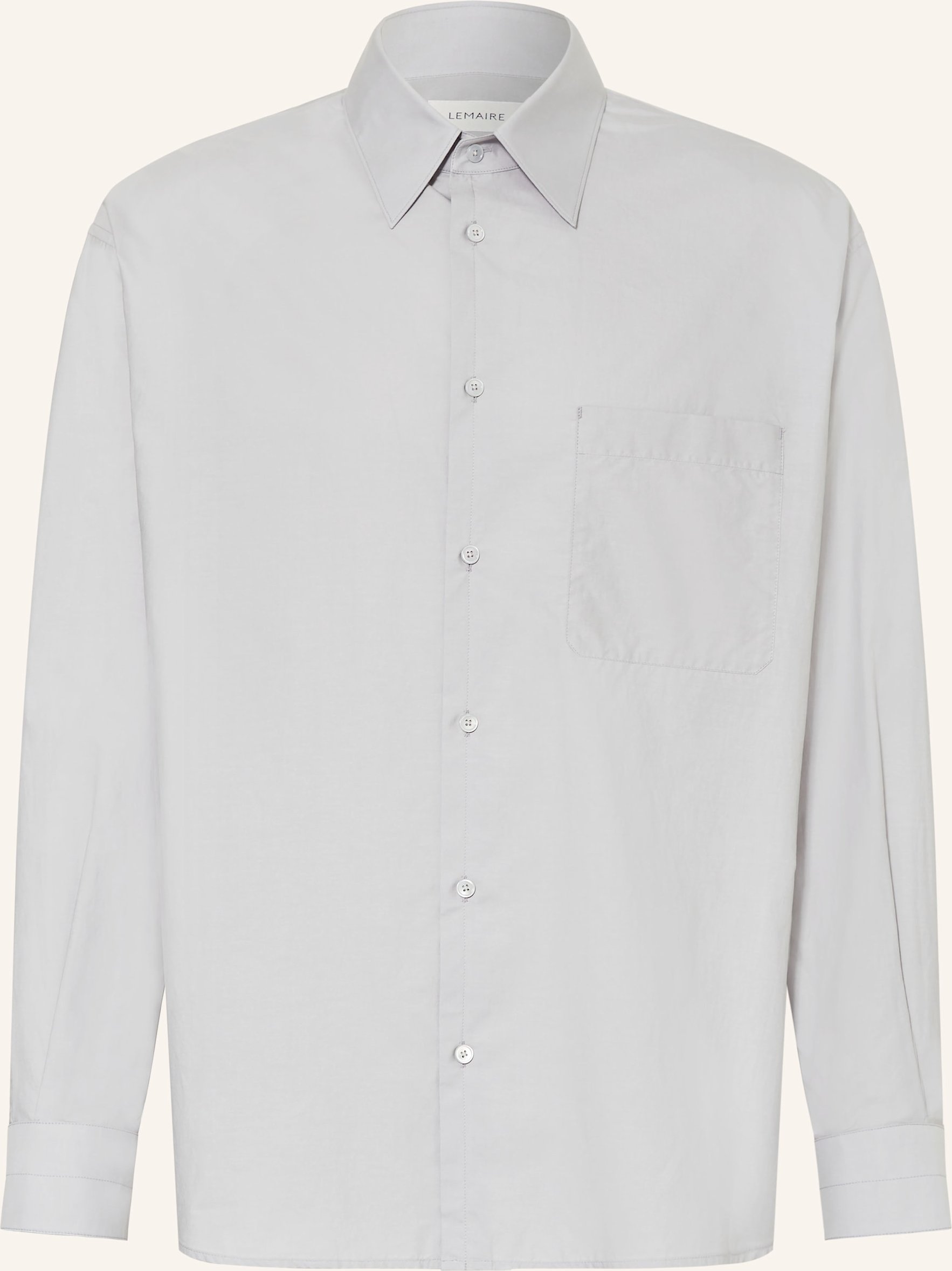 Lemaire Hemd Comfort Fit grau