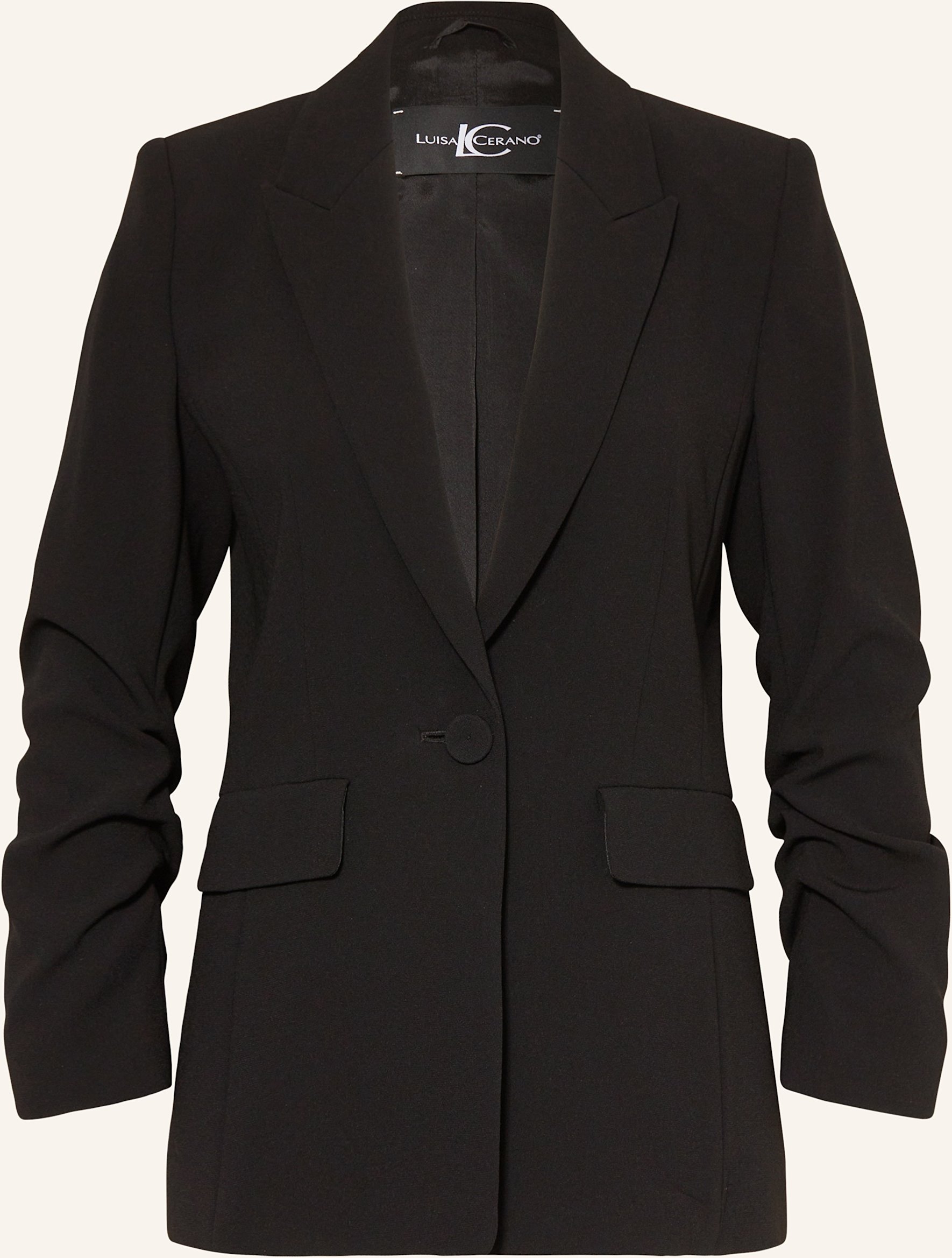 Luisa Cerano Satinblazer schwarz