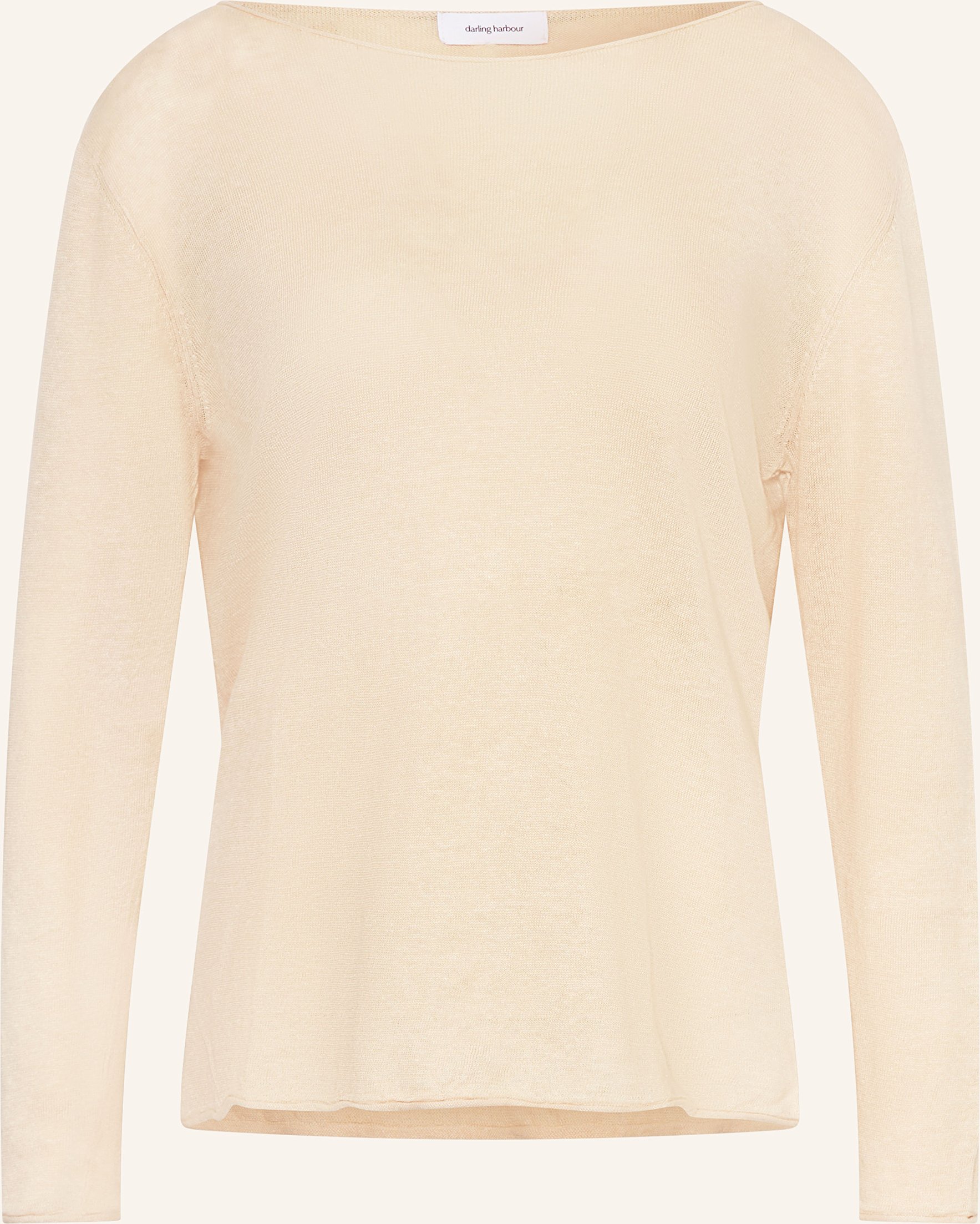Darling Harbour Leinenpullover beige