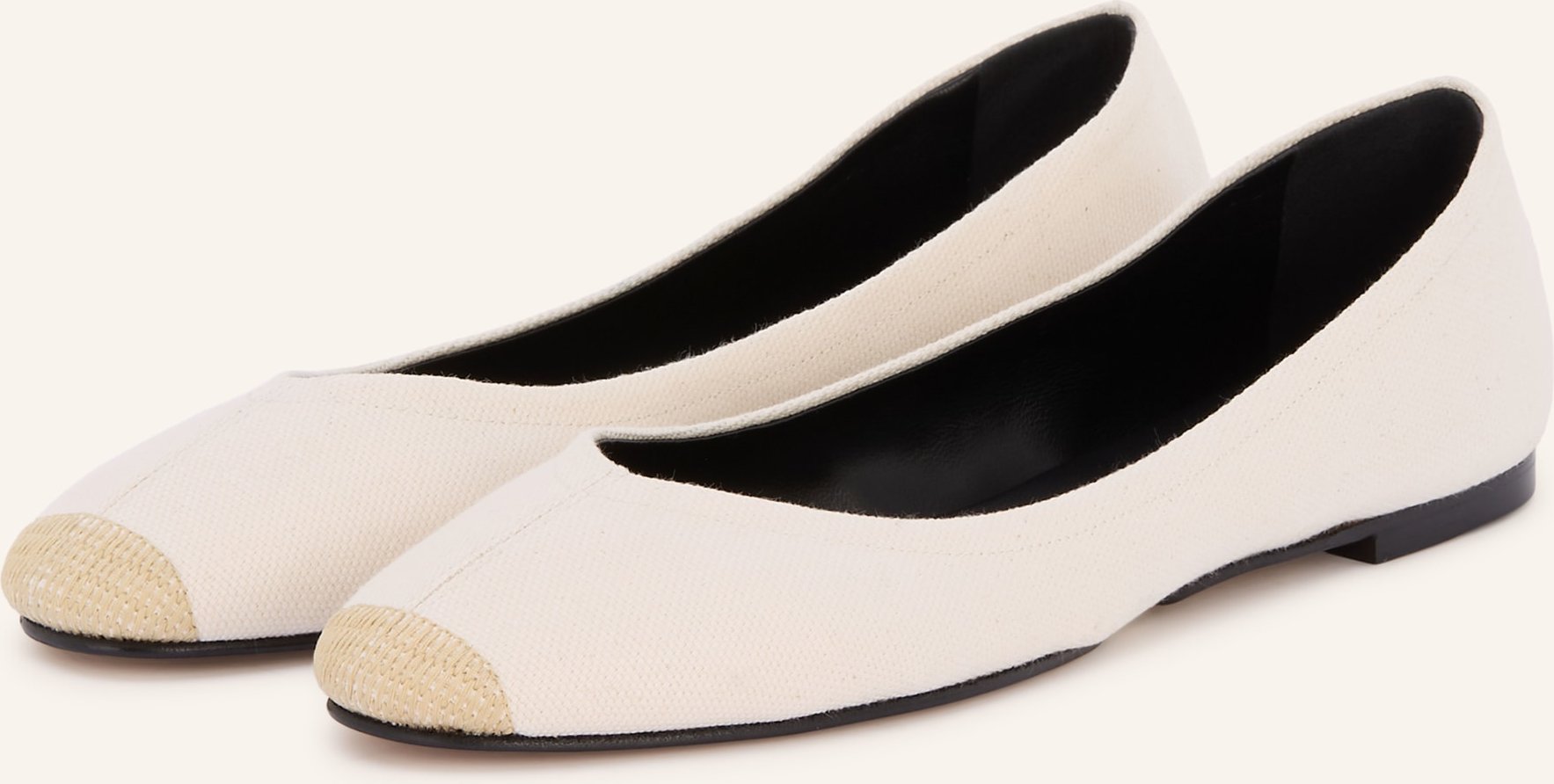 Jacquemus Ballerinas Les Ballerines Ovalo beige