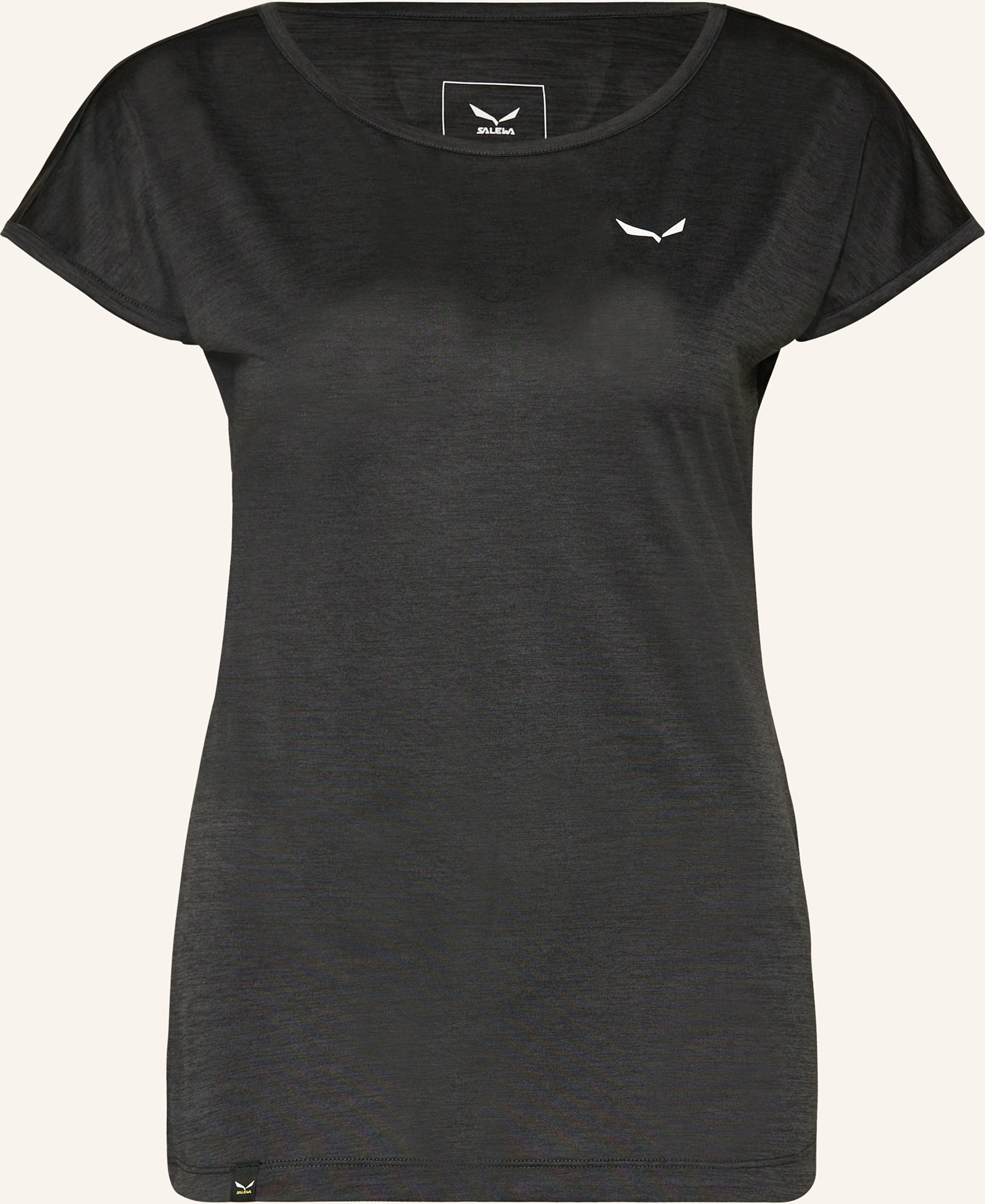 Thumbnail - Salewa T-Shirt Puez Melange Dry'ton schwarz