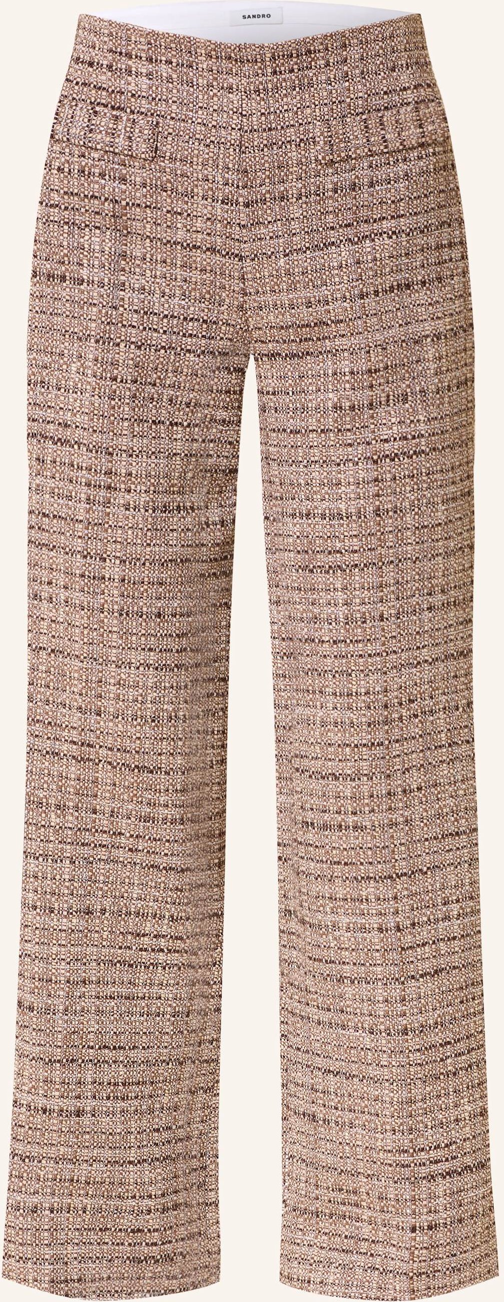 Sandro Bouclé-Hose braun