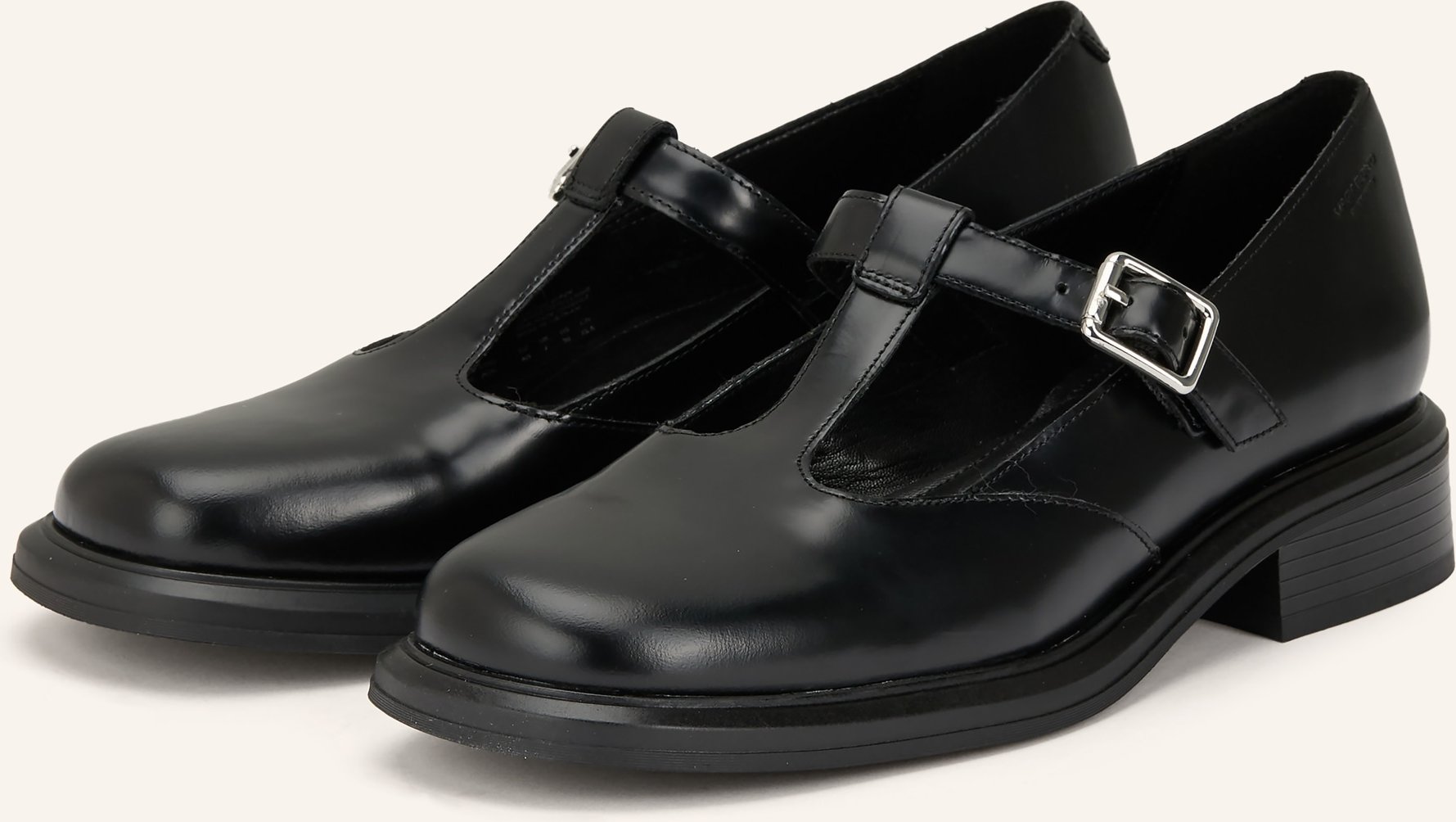 Vagabond Shoemakers Mary-Jane-Loafer Ellis schwarz