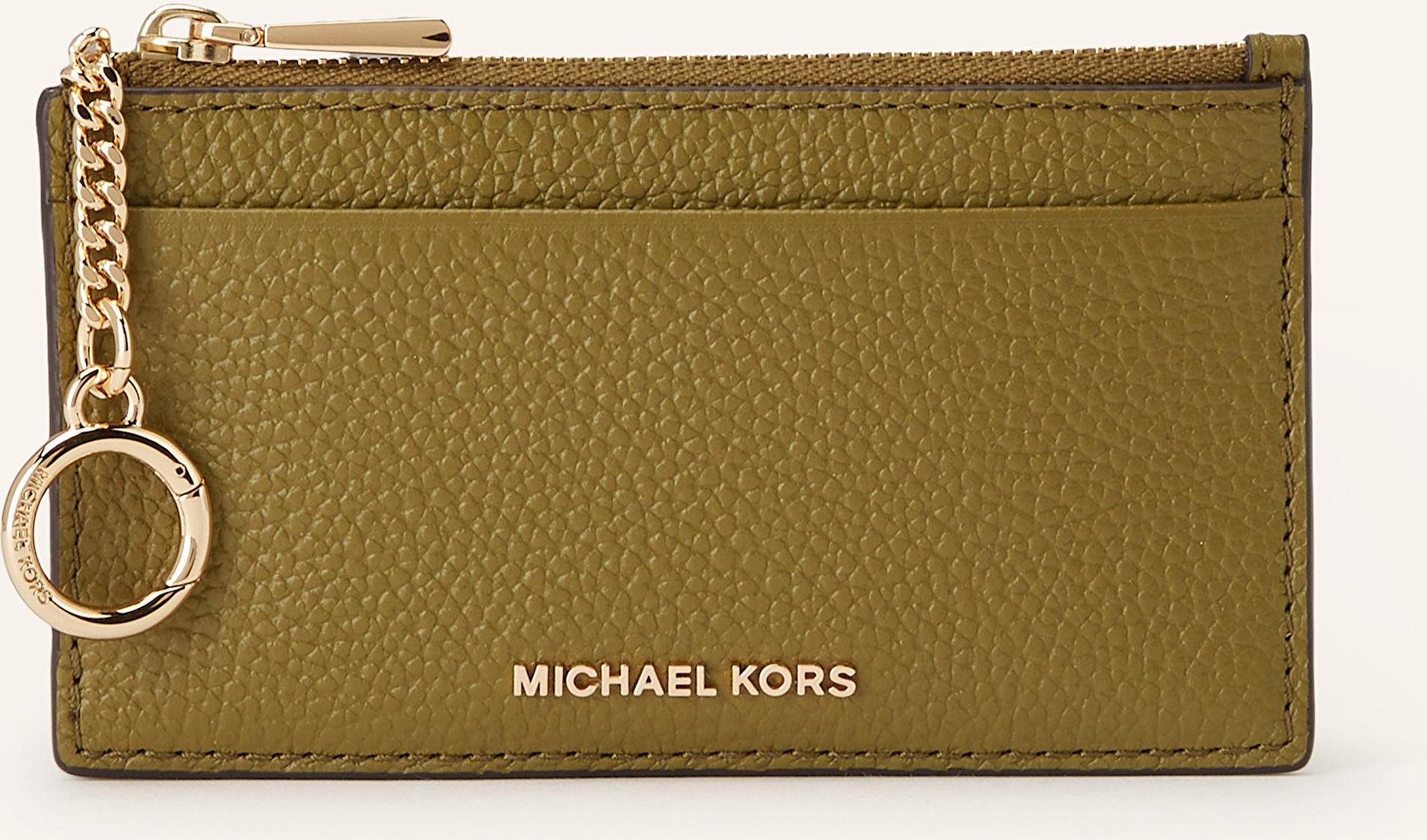 Michael Kors Kartenetui Jet Set gruen