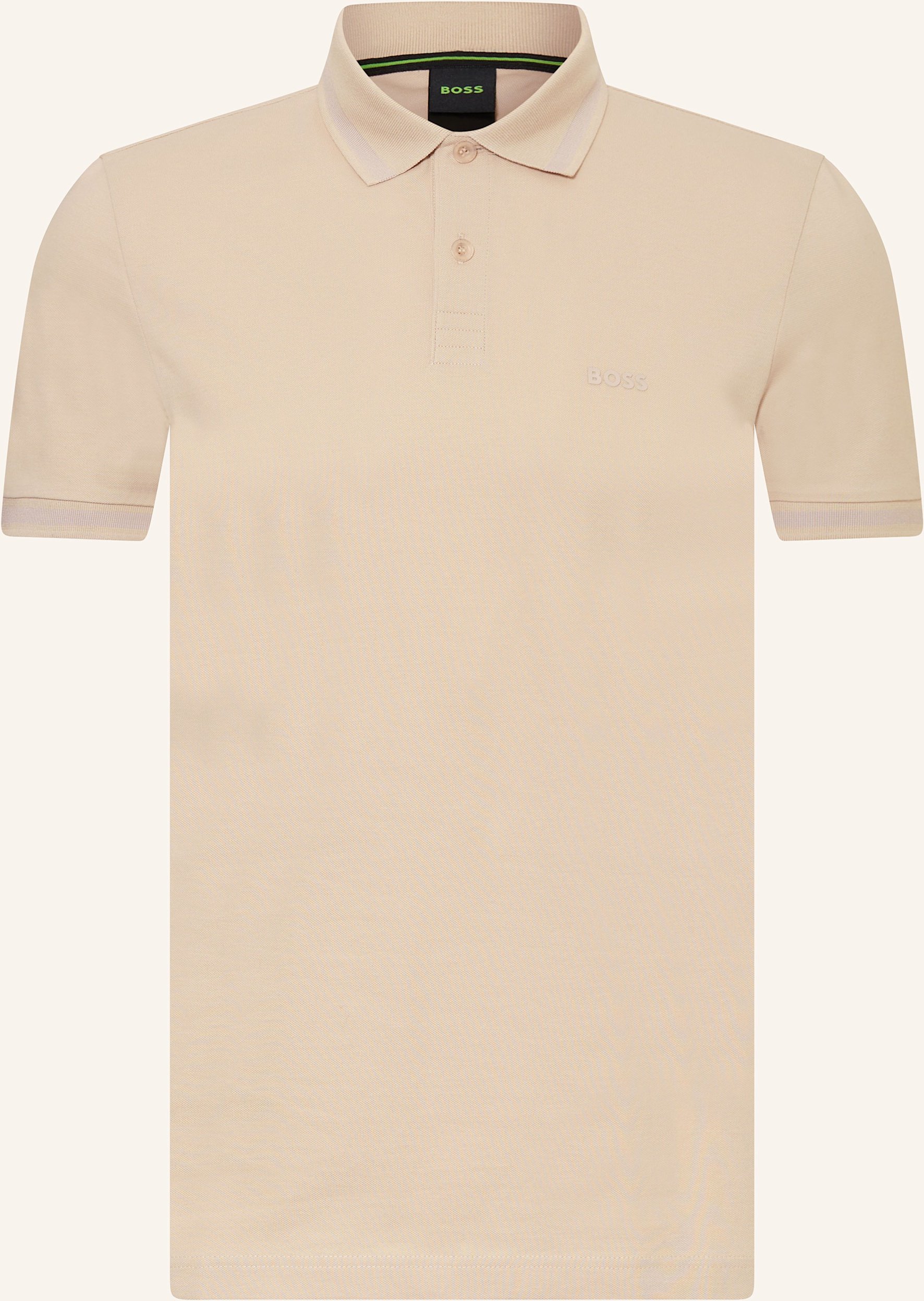 Boss Piqué-Poloshirt Pio Regular Fit beige