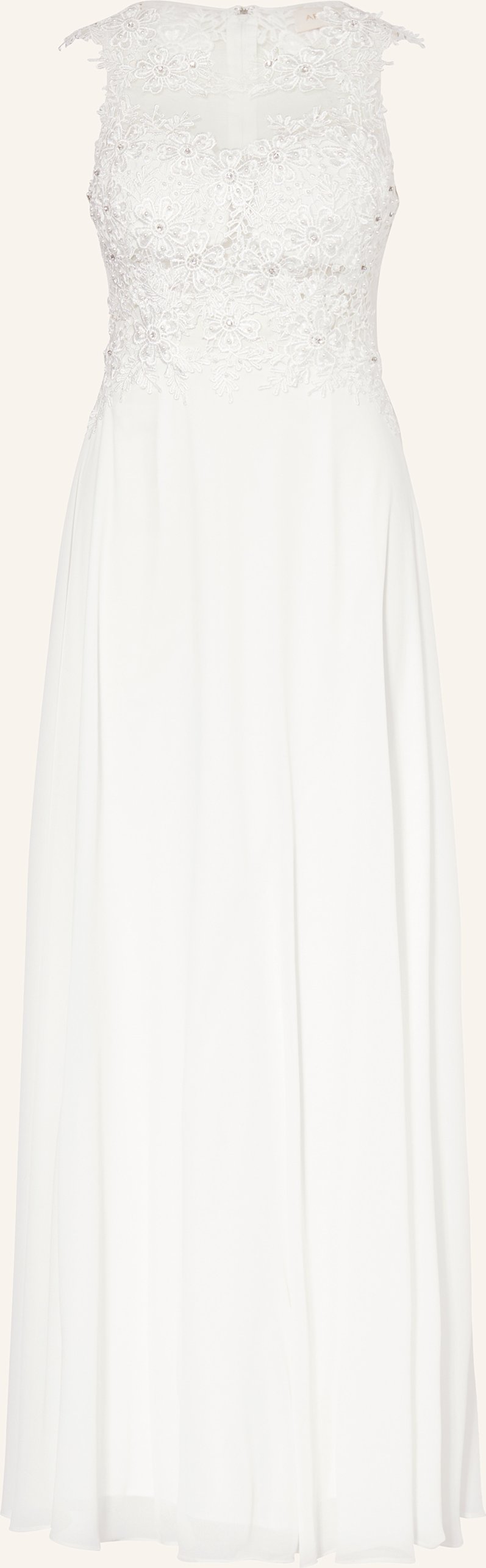 Thumbnail - Apart Abendkleid Mit Spitze Und Schmucksteinen weiss