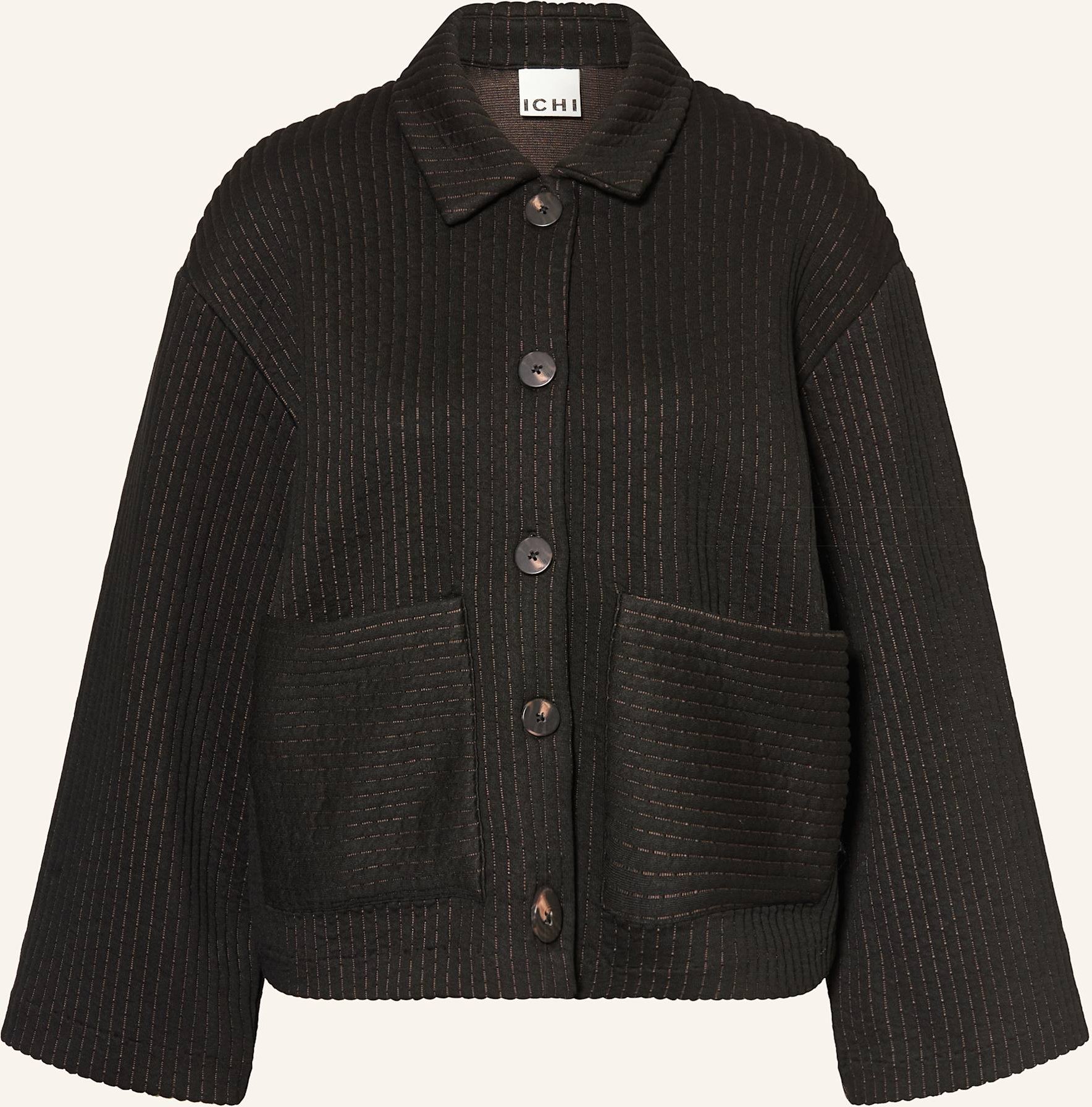 Ichi Kastenjacke Ihkate Aus Jersey schwarz