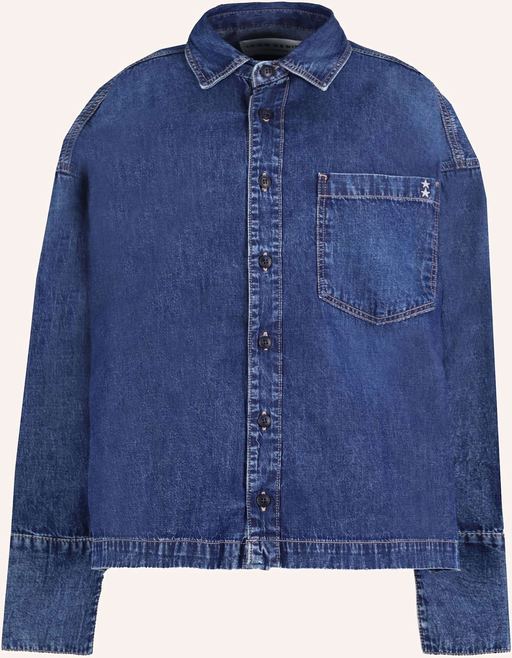 Icon Denim Shirt Rena blau