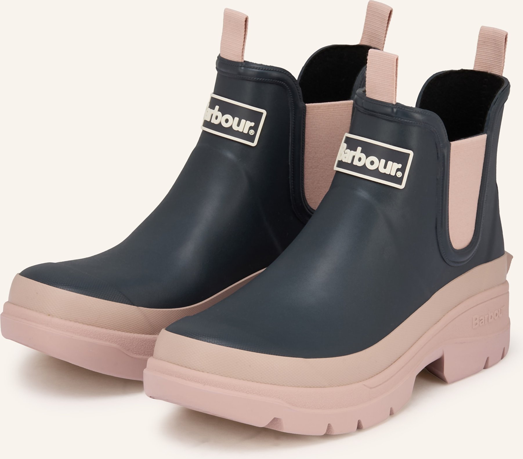 Barbour Gummistiefel Nimbus grau