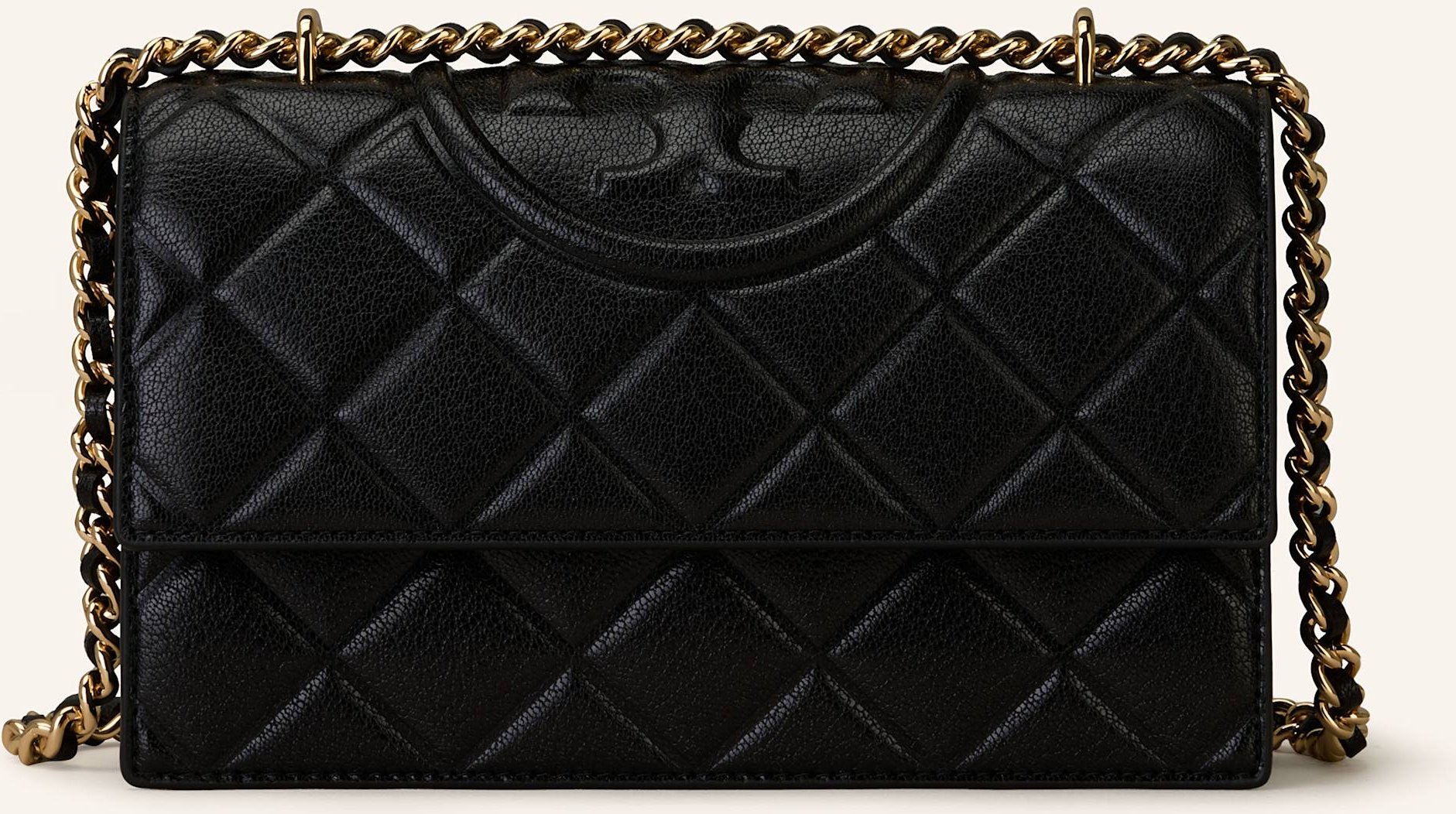 Thumbnail - Tory Burch Schultertasche Fleming schwarz