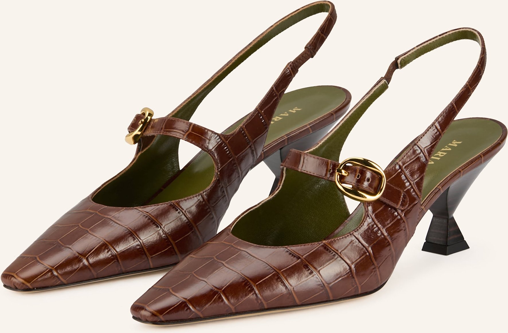 Maria Luca Slingpumps Natalia braun