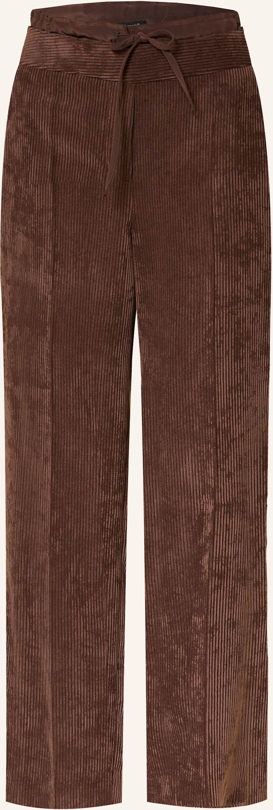 Luisa Cerano 7/8-Hose Aus Cord braun