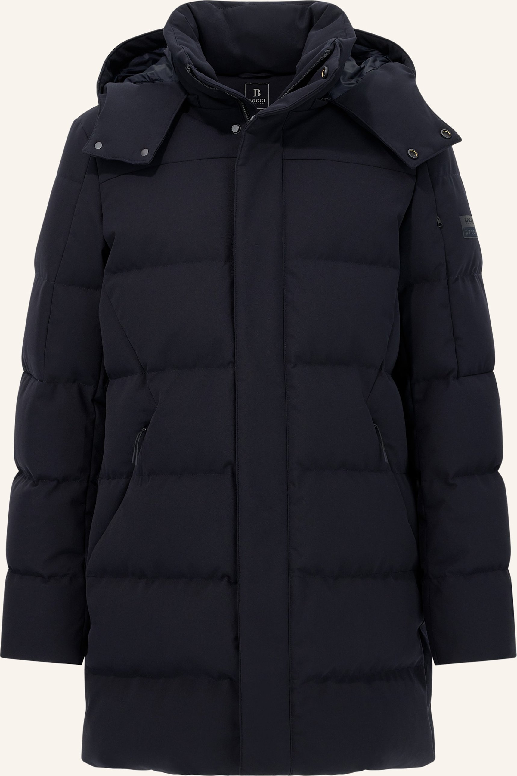 Boggi Milano Daunenmantel blau