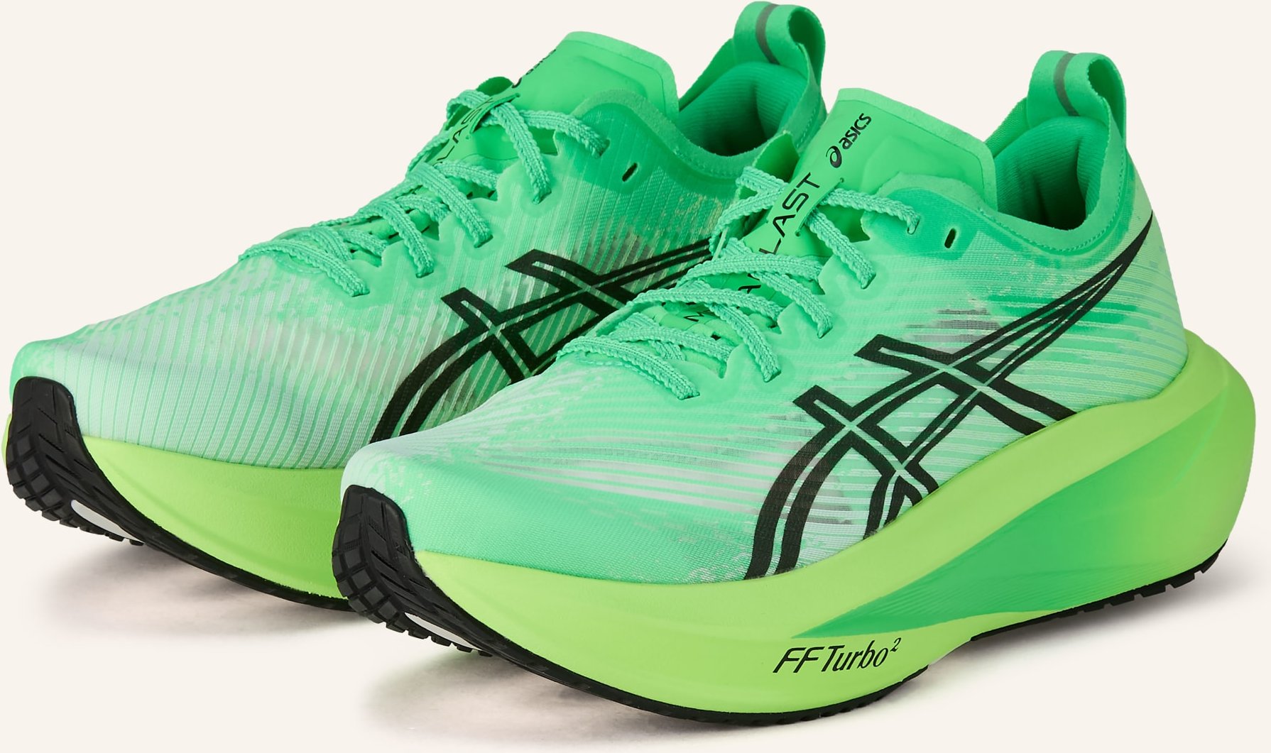 Asics Laufschuhe Megablast gruen