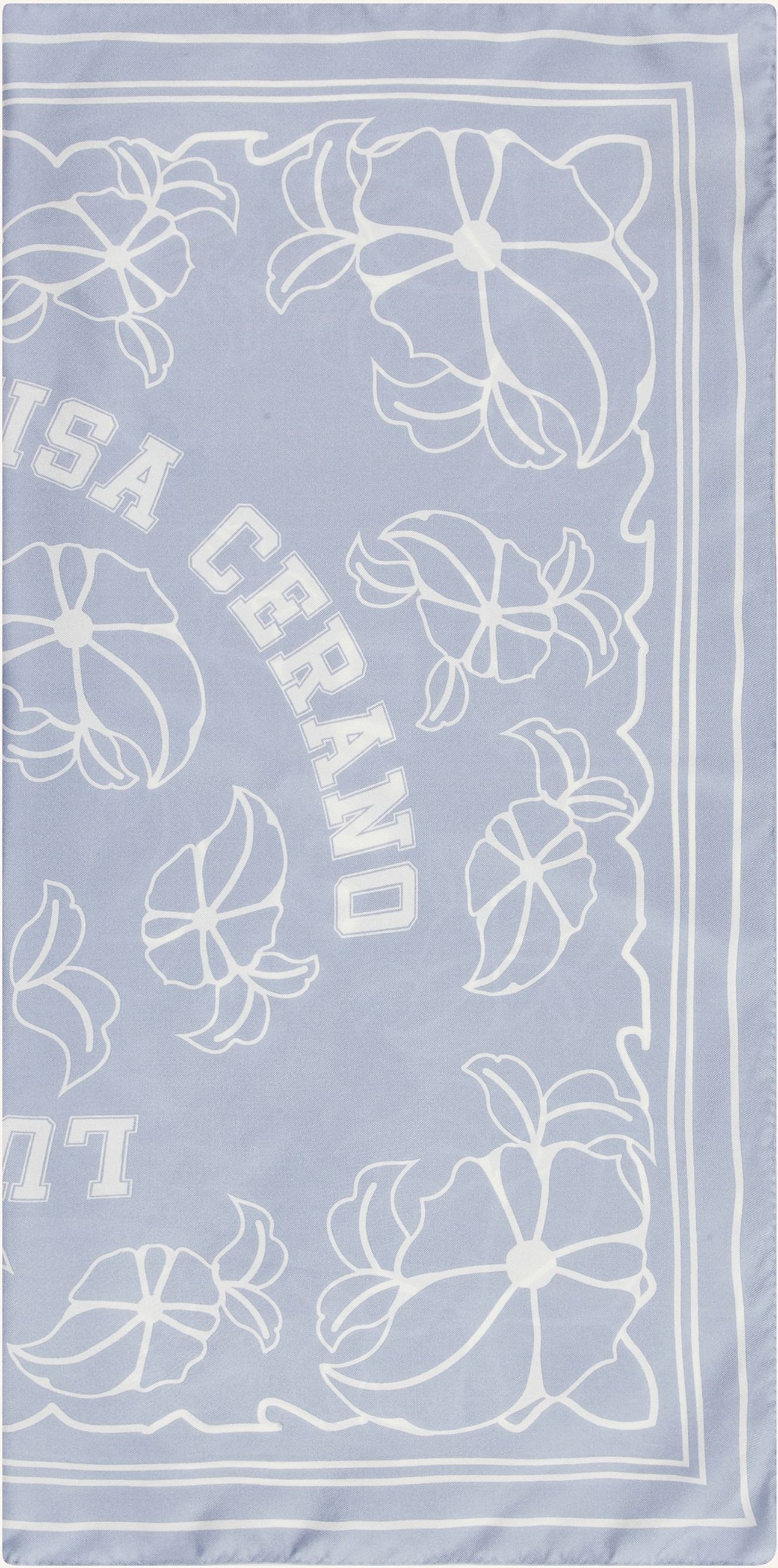 Luisa Cerano Seidentuch blau