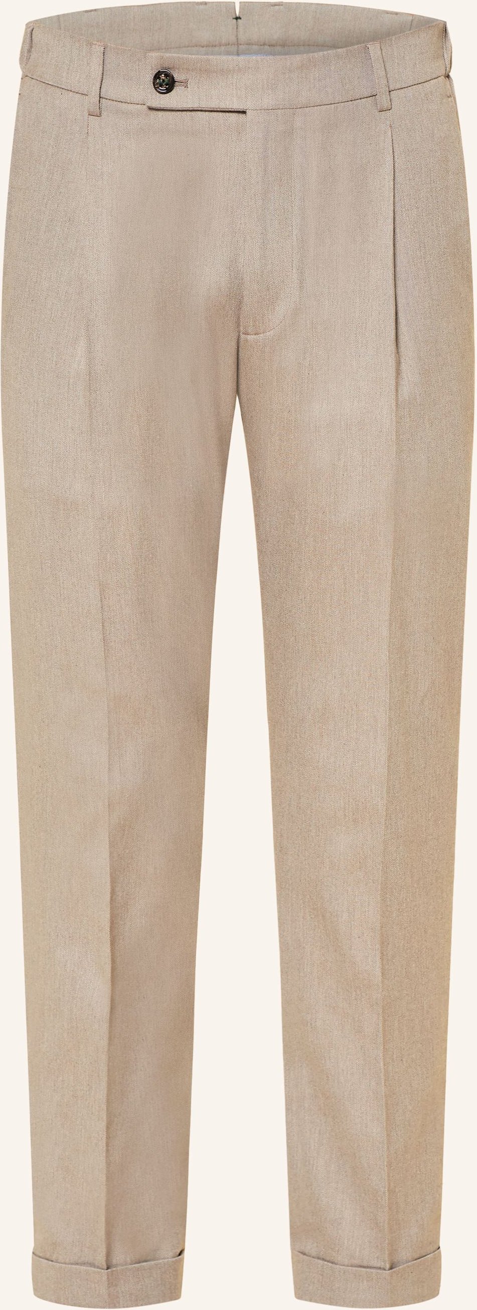 Thumbnail - Berwich Chino Xretro The Travel Fit beige