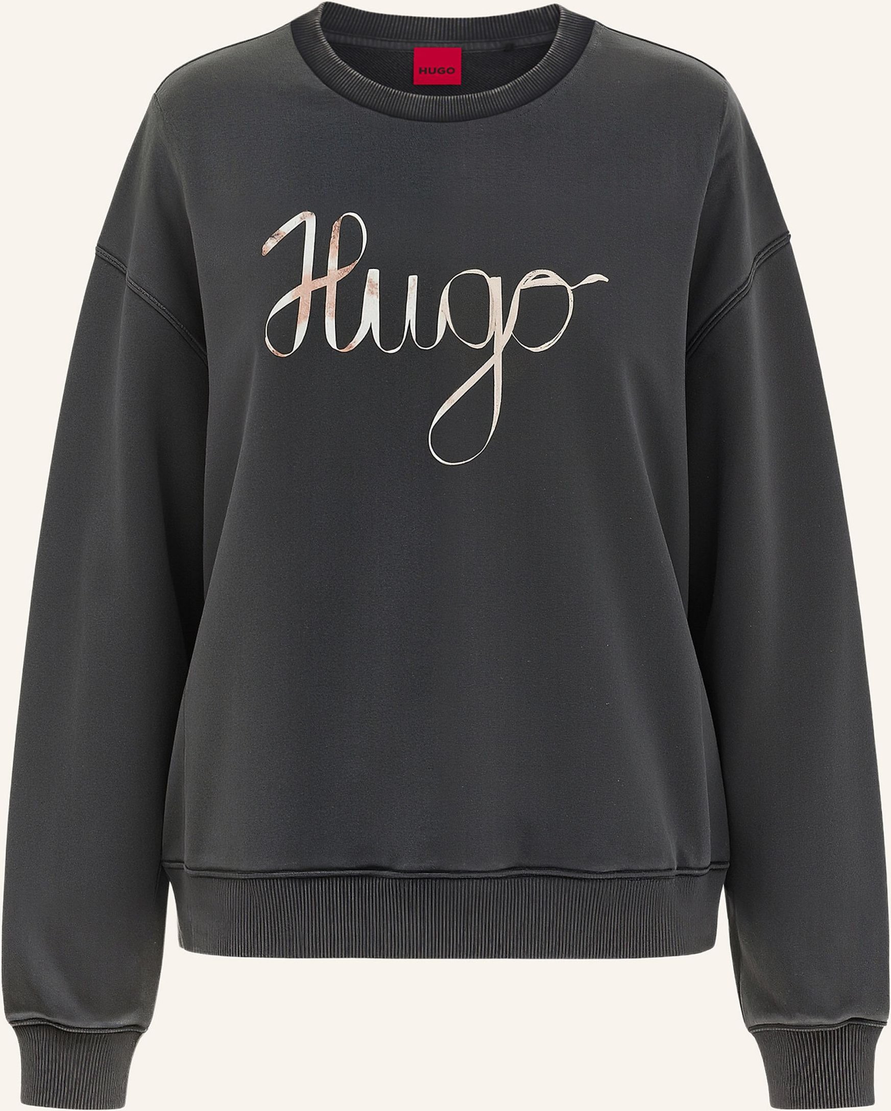 Hugo Sweatshirt Deroxina_4 Oversize Fit schwarz