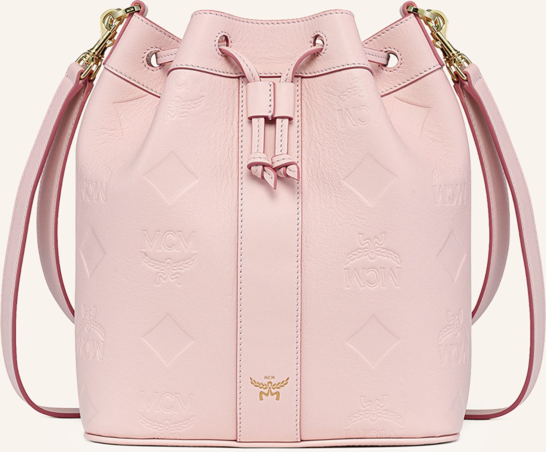 Mcm Beuteltasche Dessau Medium rosa