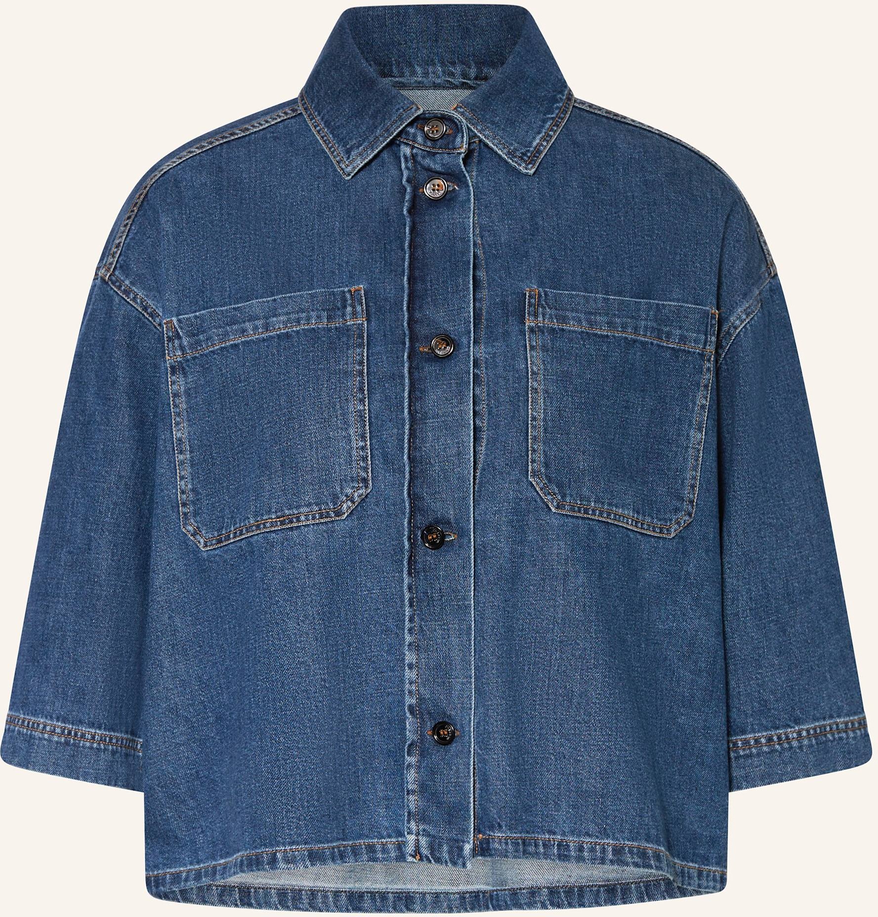 Weekend Max Mara Jeansbluse Enza blau