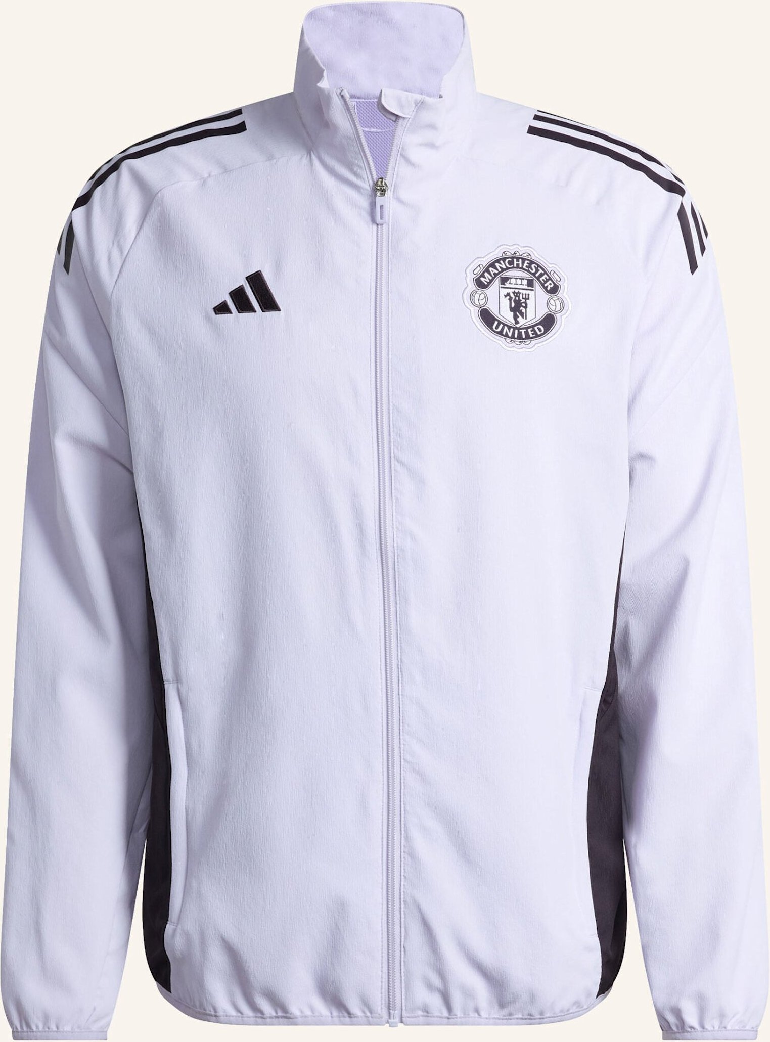 Adidas Manchester United Tiro 25 Competition Präsentationsjacke lila
