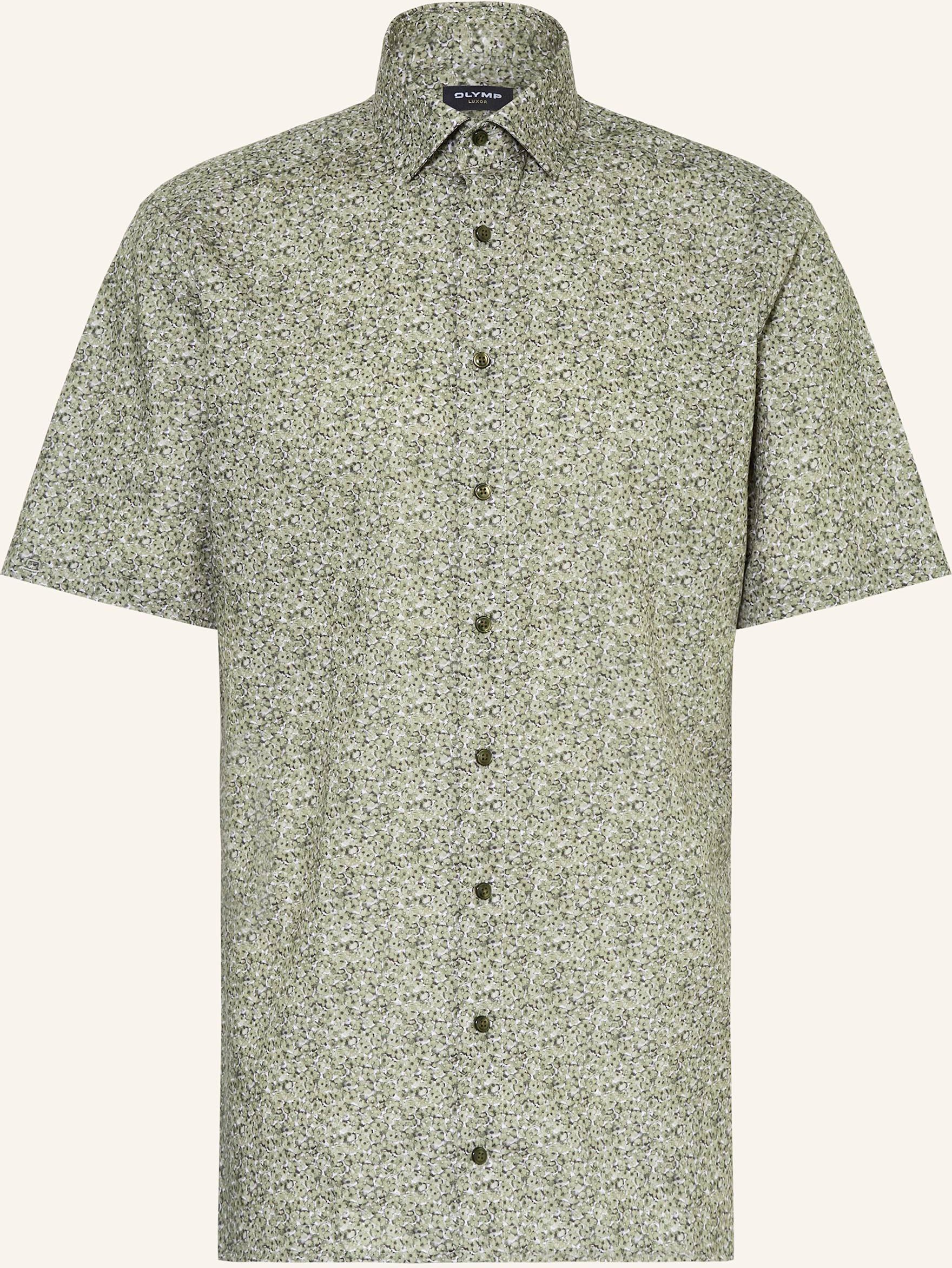 Olymp Kurzarm-Hemd Luxor Modern Fit gruen