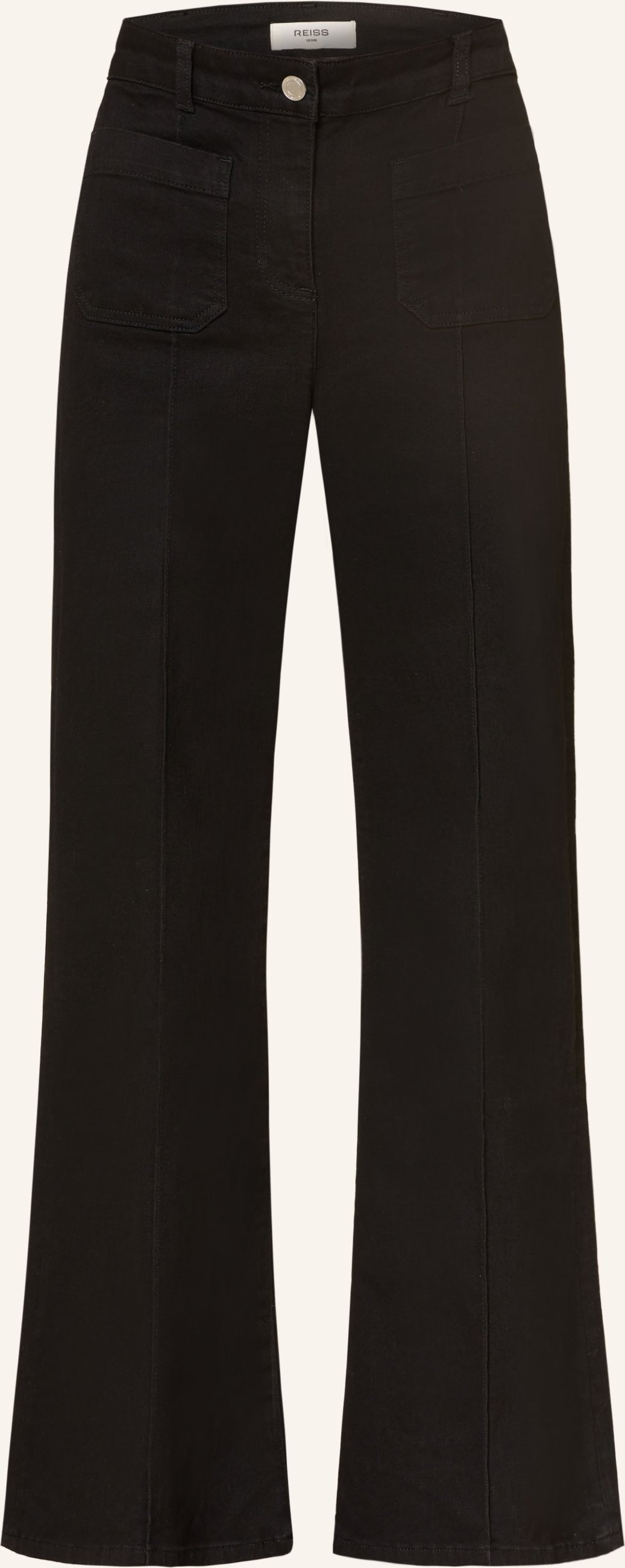Reiss Flared Jeans Sakura schwarz