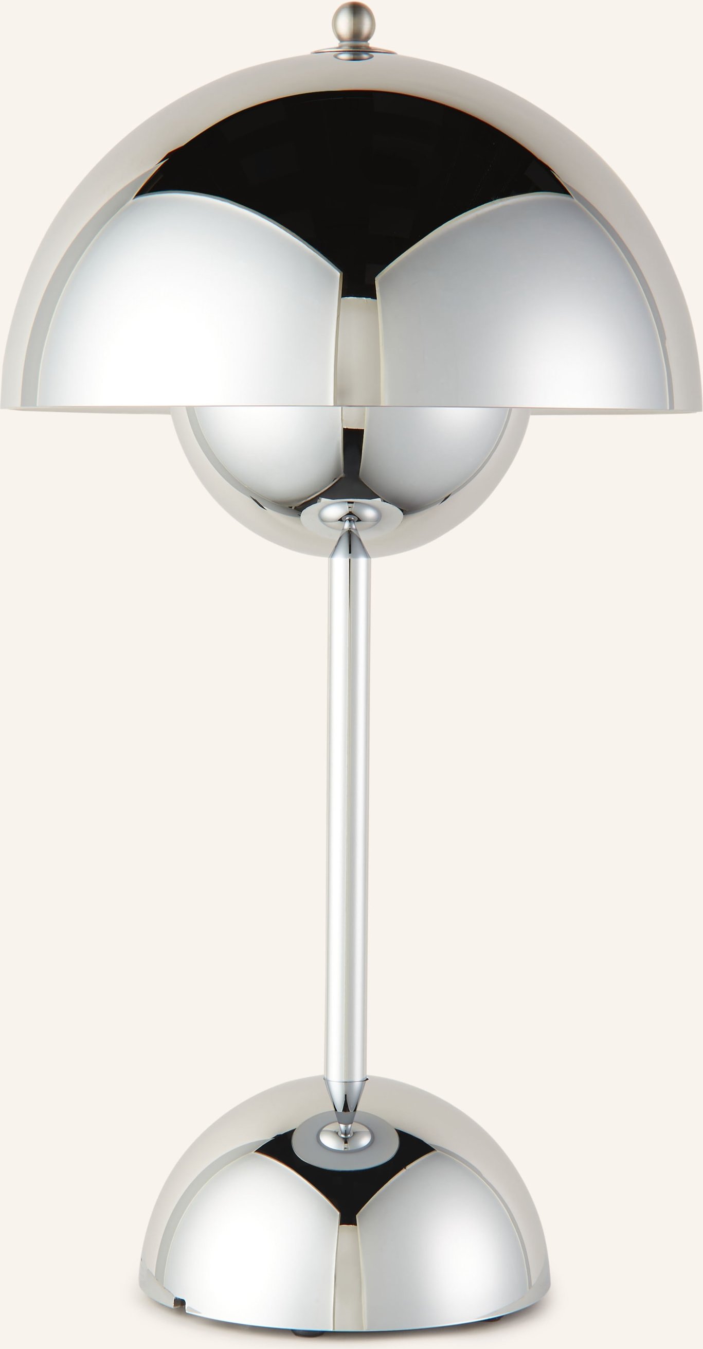 &Tradition Tischleuchte Flowerpot vp9 silber