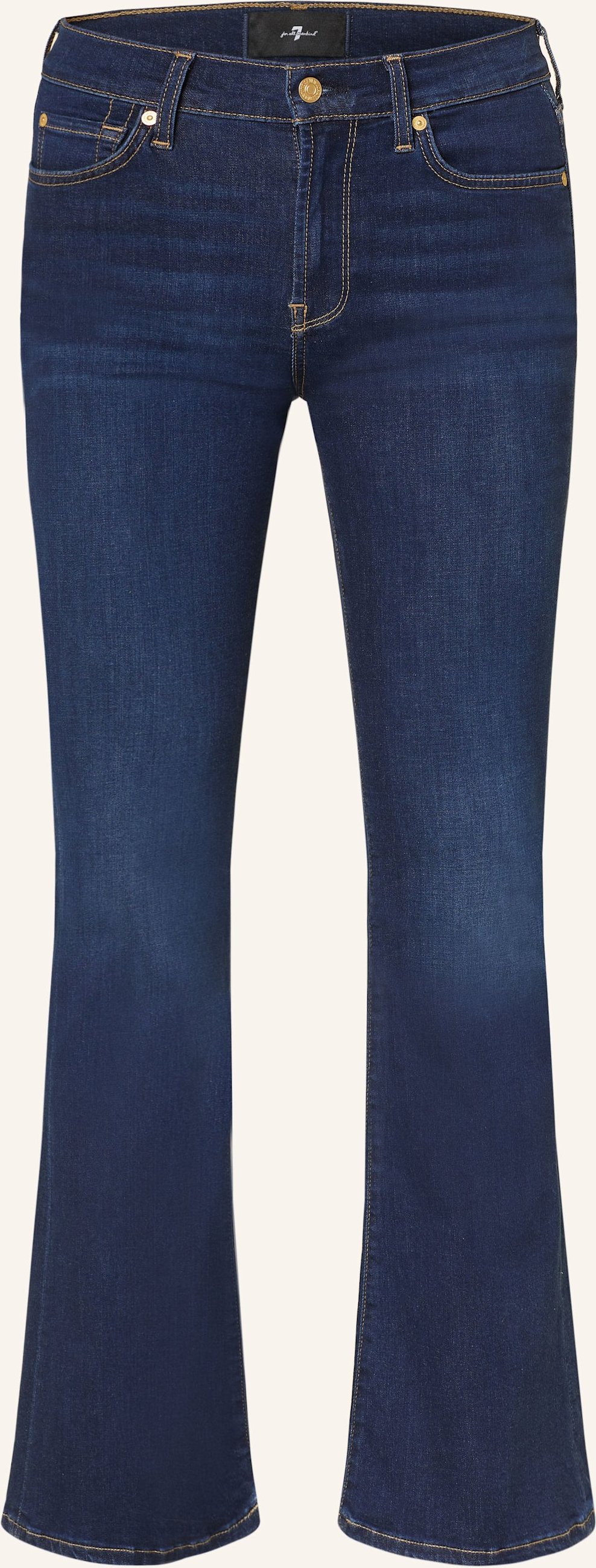 Thumbnail - 7 For All Mankind Flared Jeans Hw Ali blau