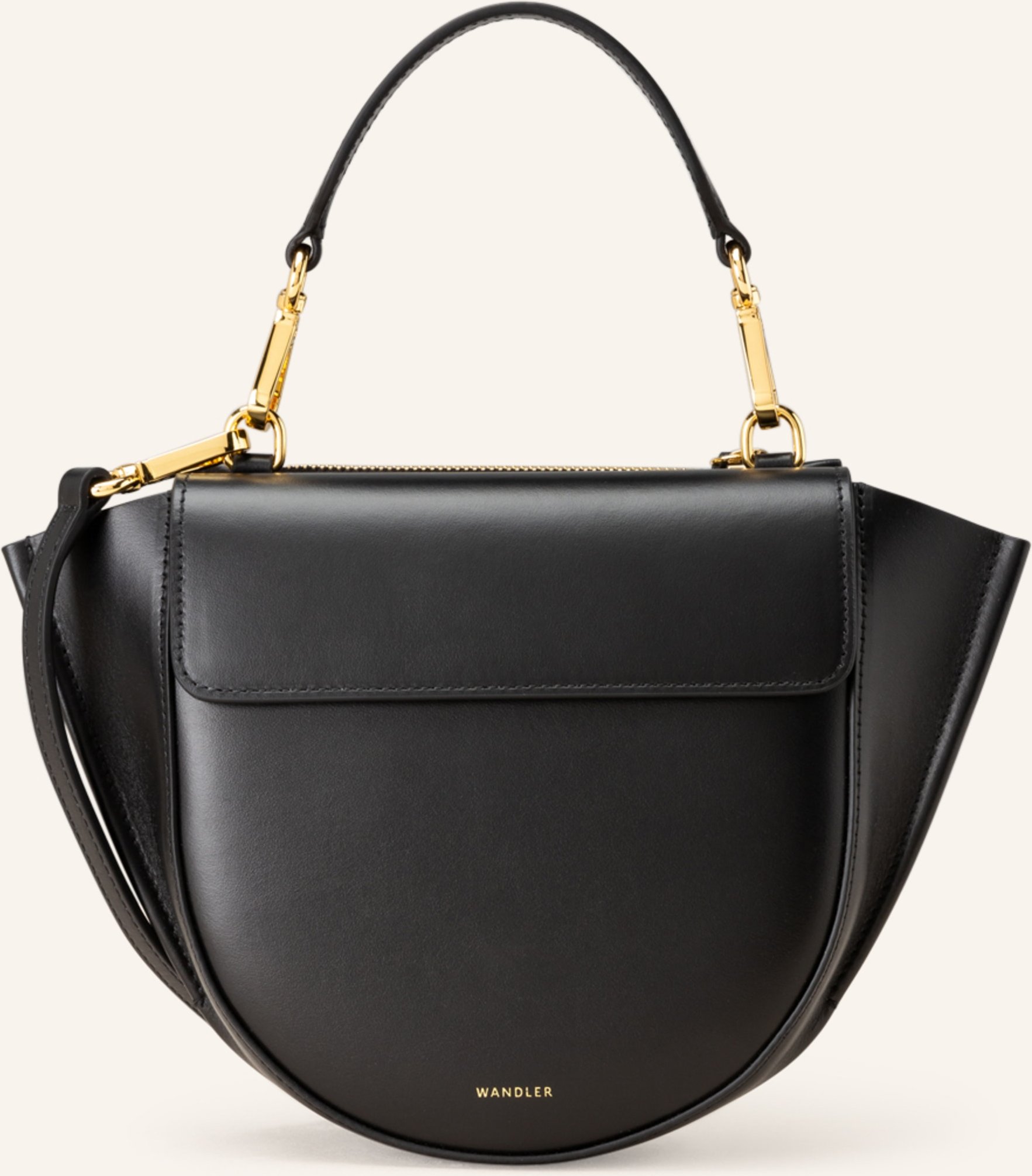 Wandler Umhängetasche Hortensia Mini schwarz